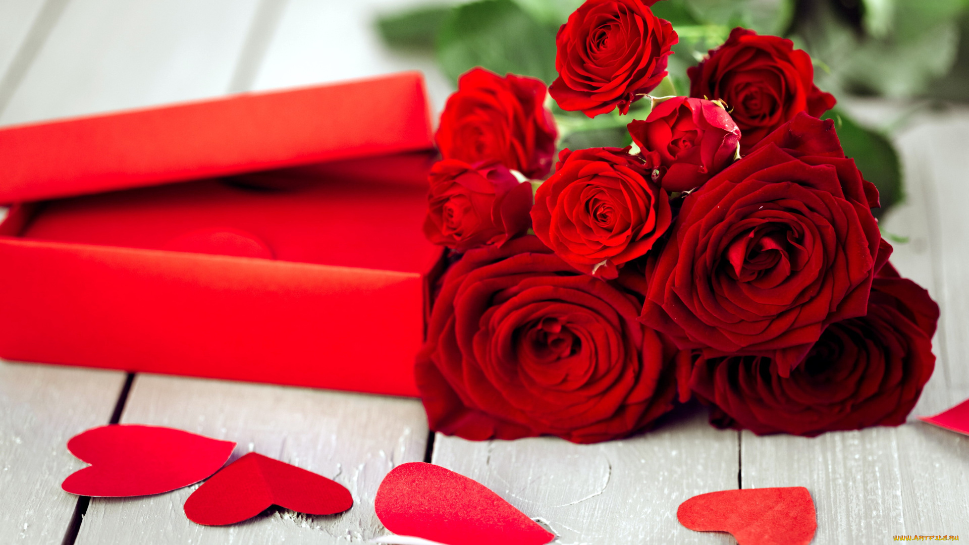 праздничные, день, святого, валентина, , сердечки, , любовь, розы, подарок, сердечки