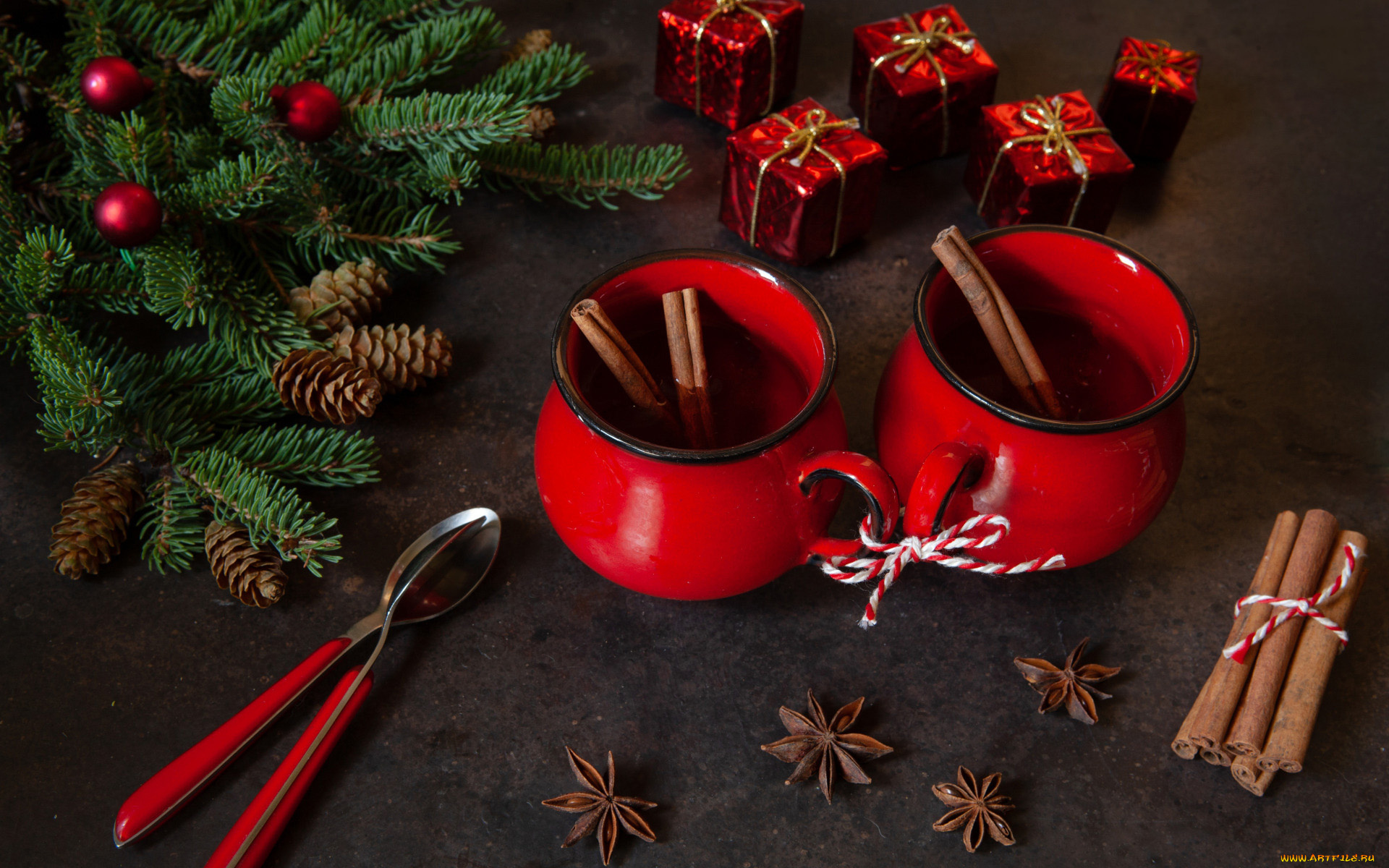 праздничные, угощения, глинтвейн, корица, бадьян
