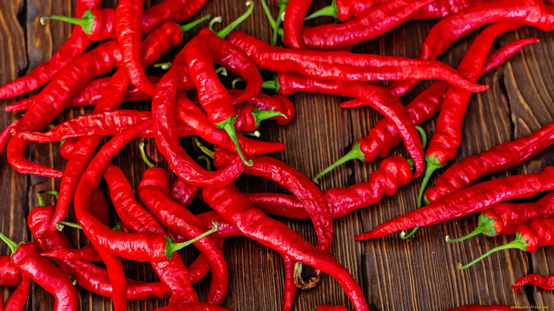 еда, перец, красный, острый, стручки