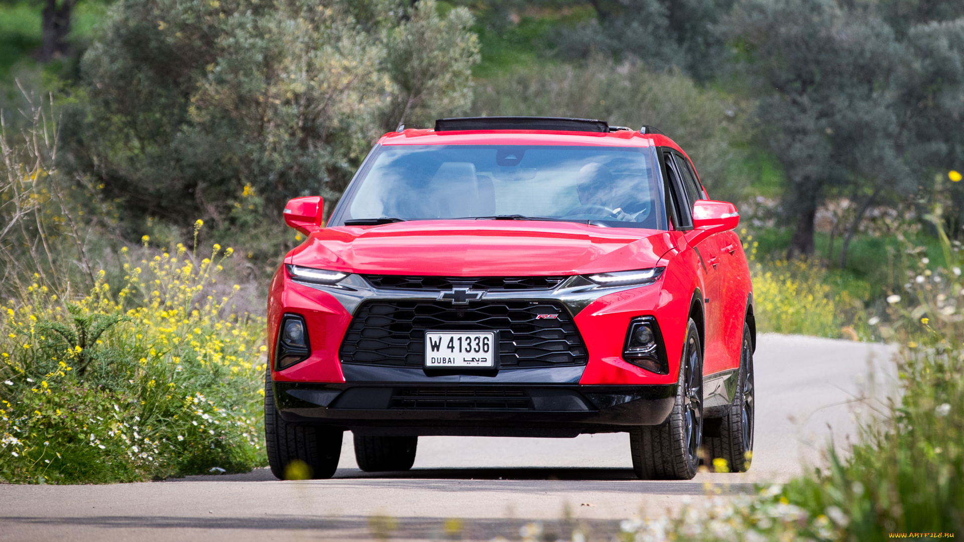 автомобили, chevrolet, сhevrolet, blazer, rs, 4k, 2021, года, suv, ae, spec, красный, американские, шевроле