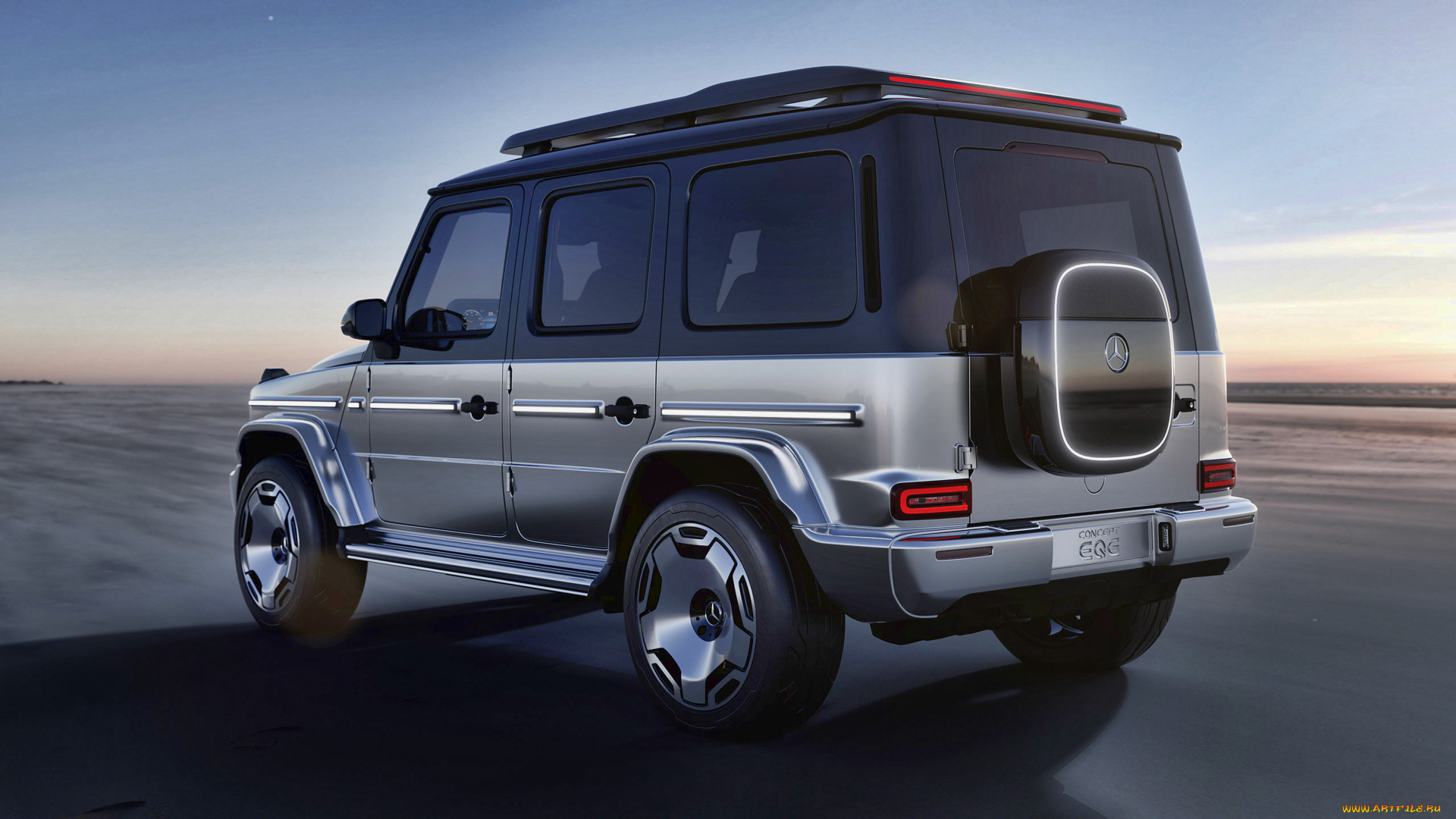 автомобили, mercedes-benz, 2021, mercedes, benz, eqg, concept, 4k, вид, сзади, экстерьер, электрический, внедорожник, электромобили, немецкие, мерседес