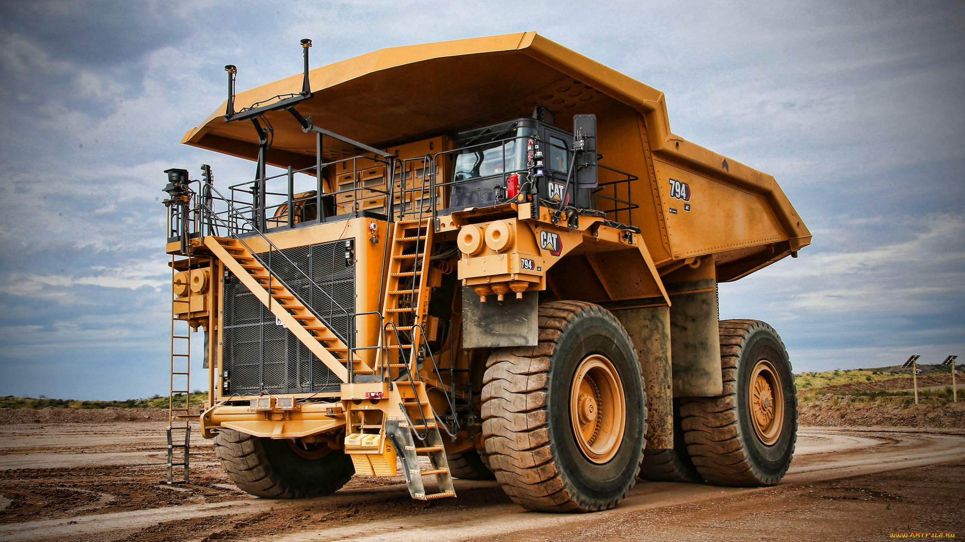 техника, другое, caterpillar, 794ac, hdr, самосвал, грузовики, 2021, года, карьер, cat, 794, ac, большой, грузовик, сaterpillar, карьерный, lkw