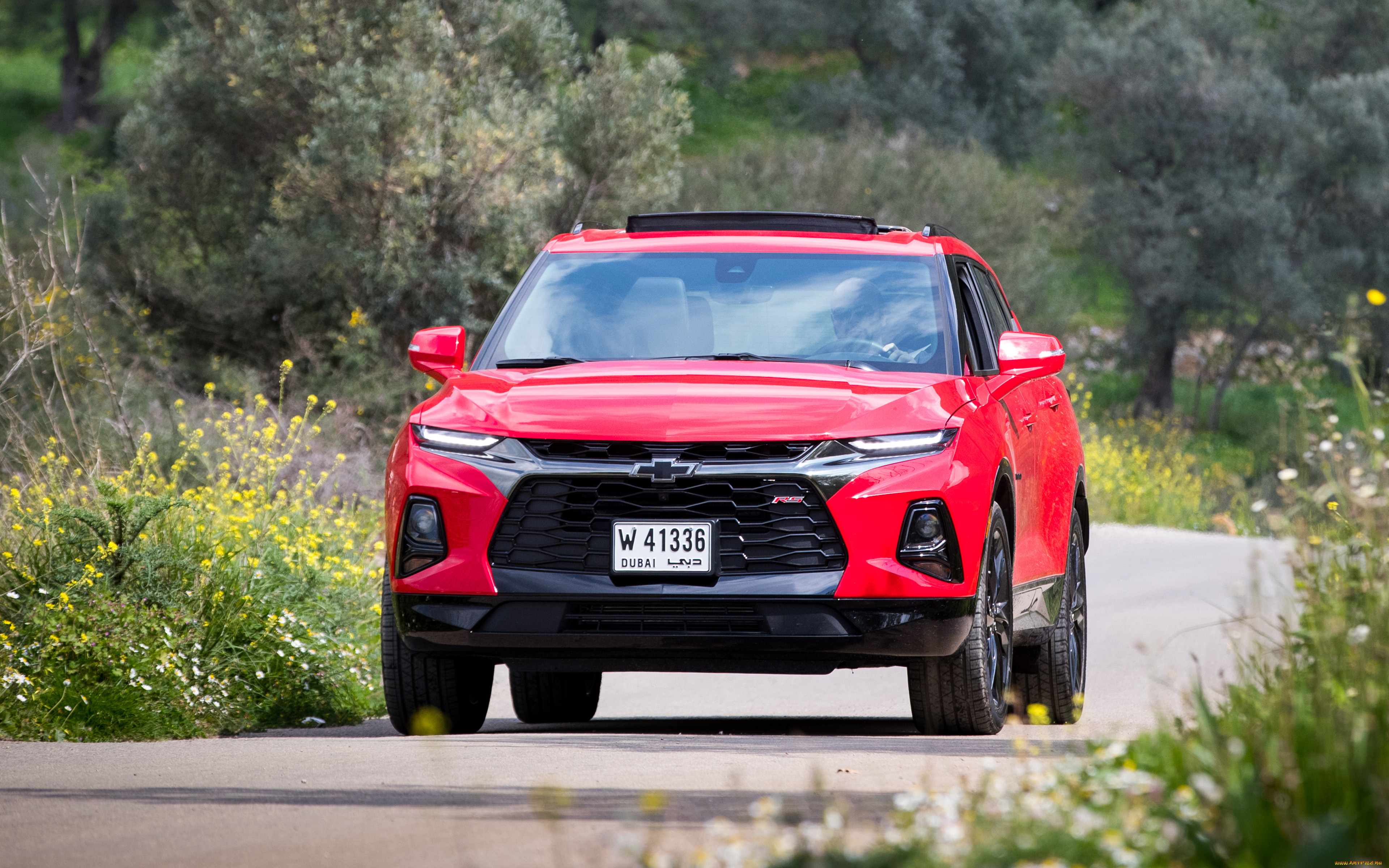 автомобили, chevrolet, сhevrolet, blazer, rs, 4k, 2021, года, suv, ae, spec, красный, американские, шевроле