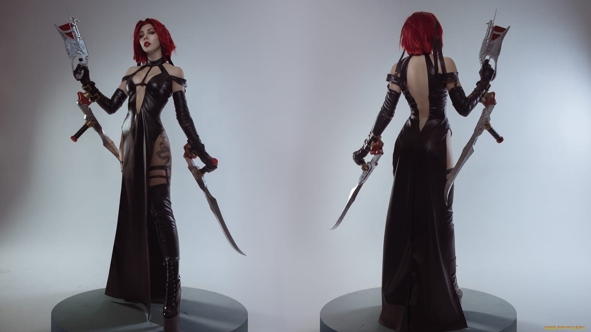 девушки, ольга, кожевникова, , lady, bell, образ, костюм, оружие, постамент