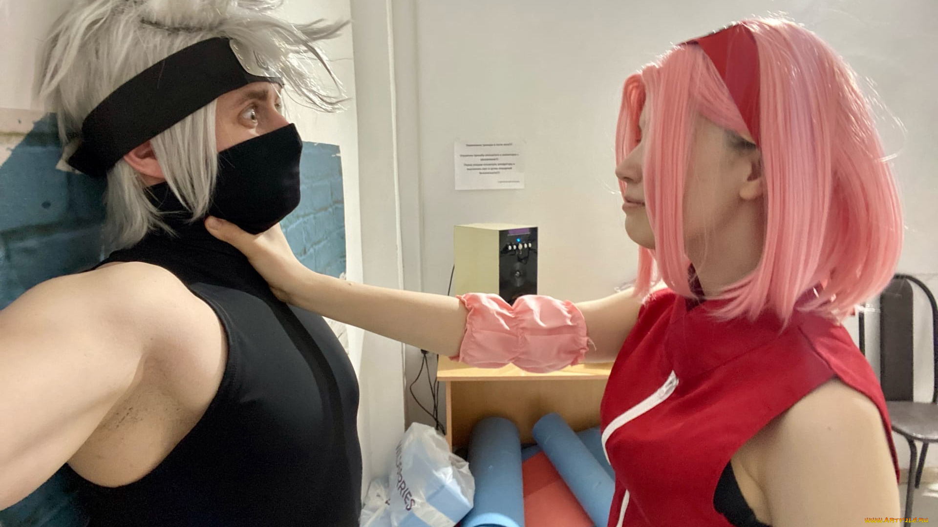 разное, мужчина, женщина, какаши, сакура, косплей, образы, костюмы