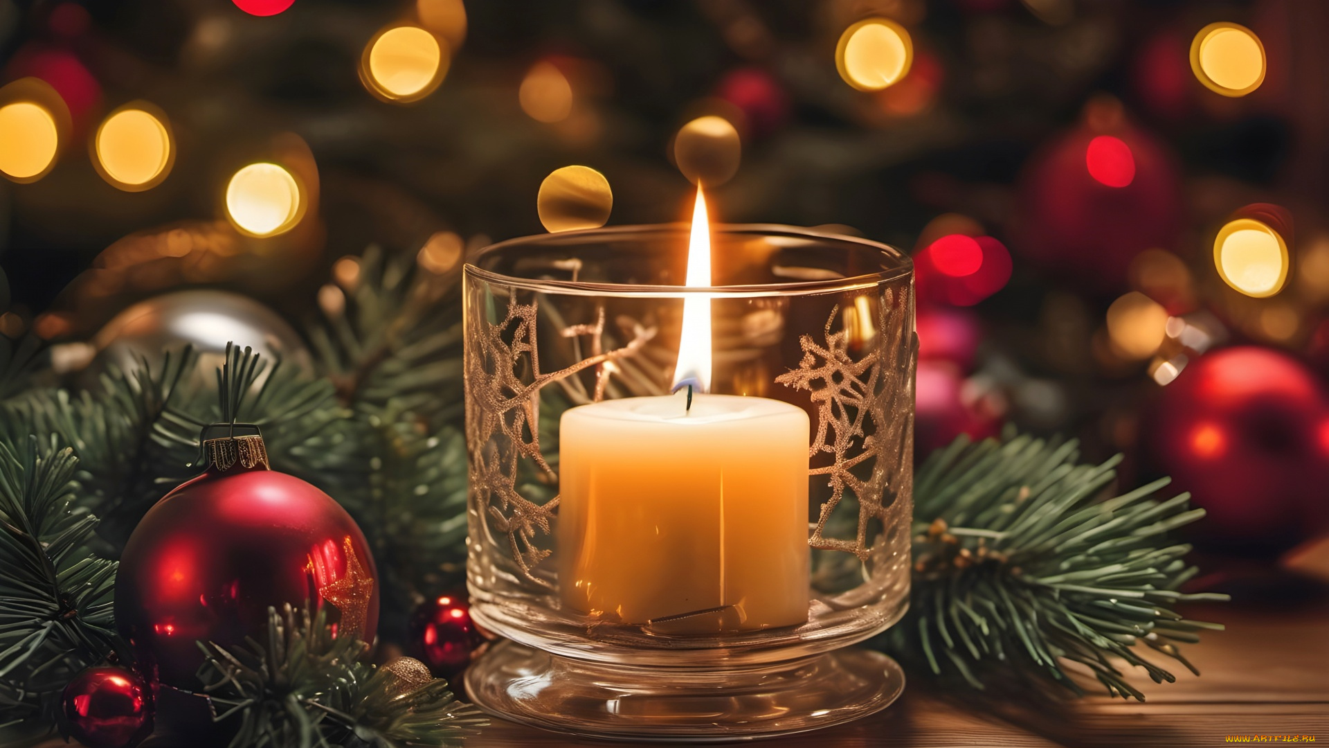 праздничные, новогодние, свечи, свеча, огонек, подсвечник
