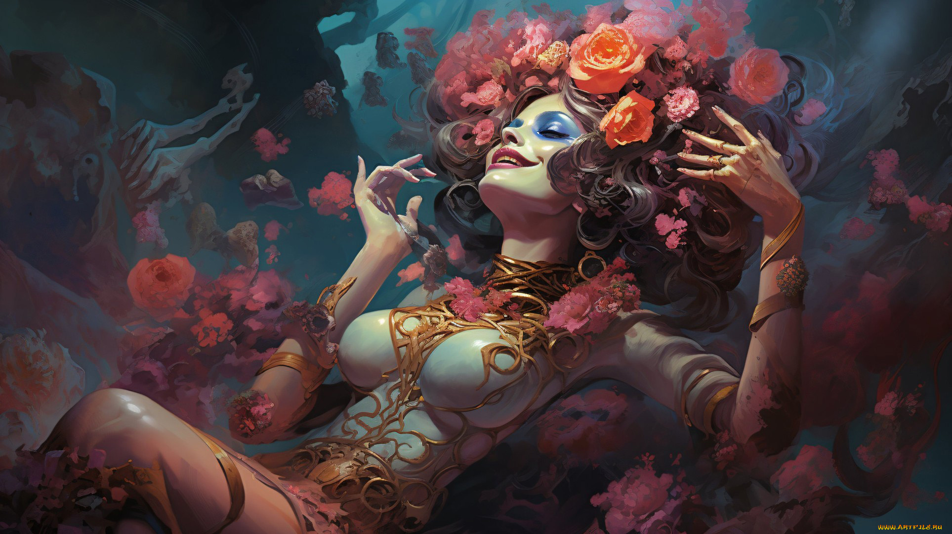 фэнтези, нежить, нейросети, графика, нейроарт, ai, art, нейронные, сети, рисунки, нейро, искусство