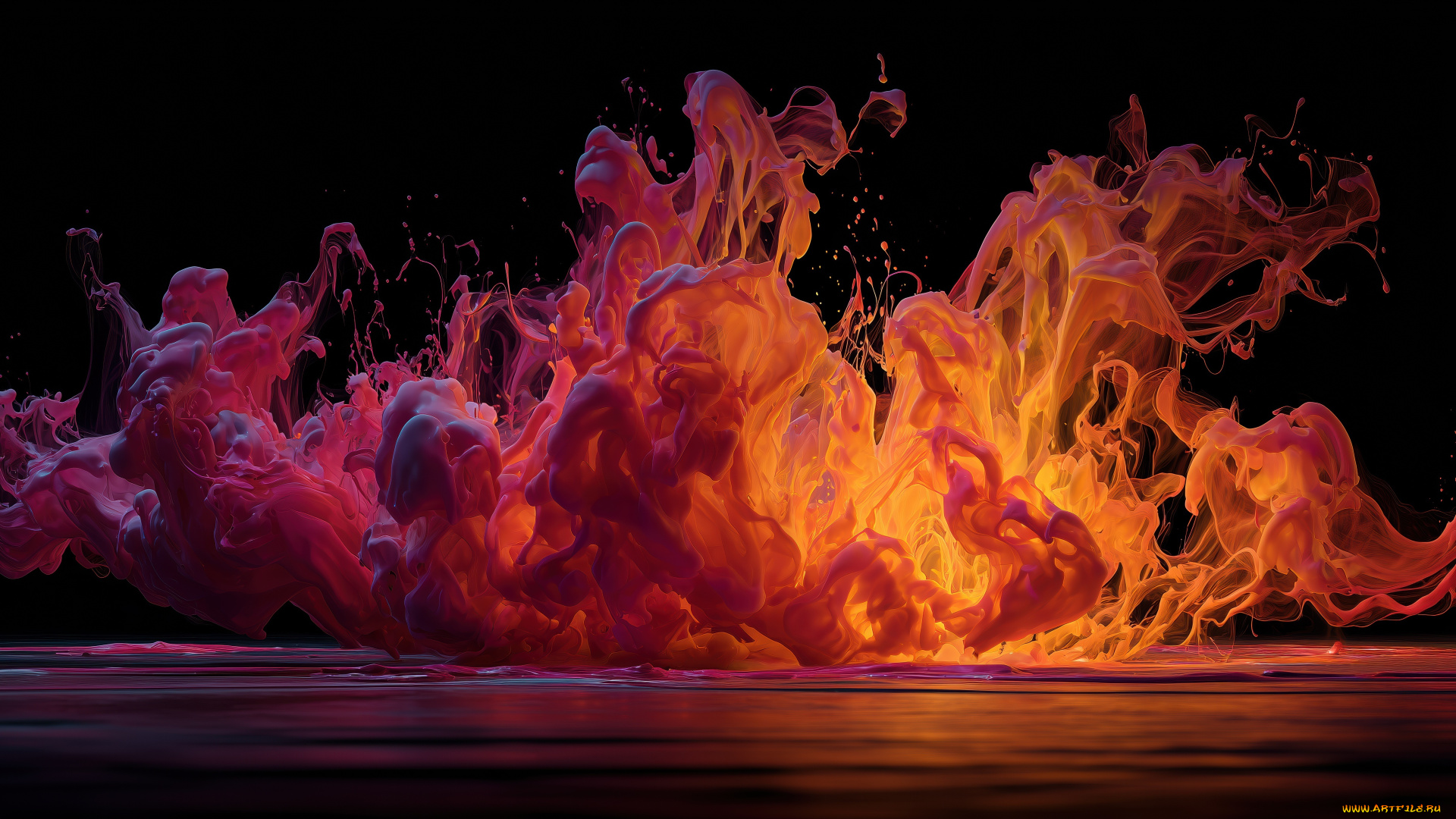 3д, графика, абстракция, , abstract, краска