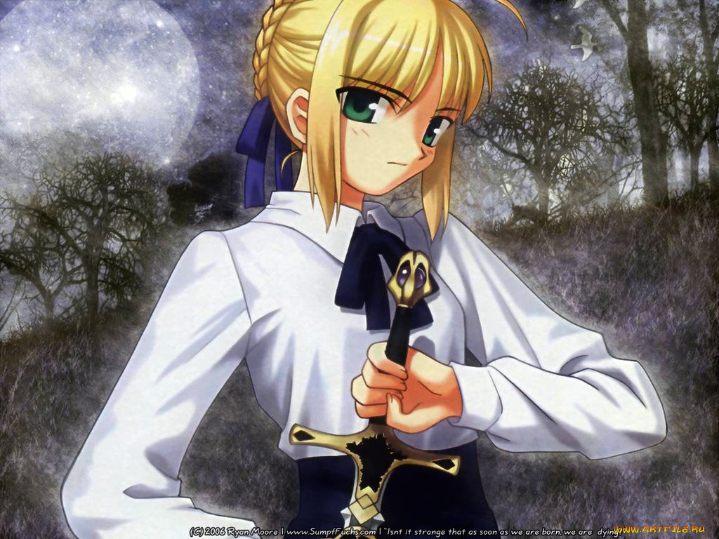 аниме, fate, stay, night