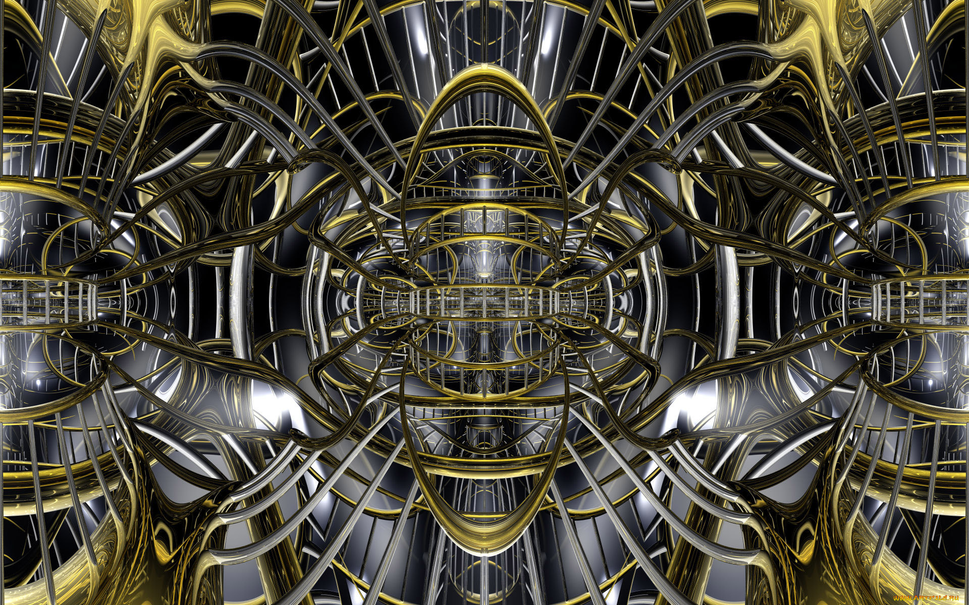 3д, графика, fractal, фракталы