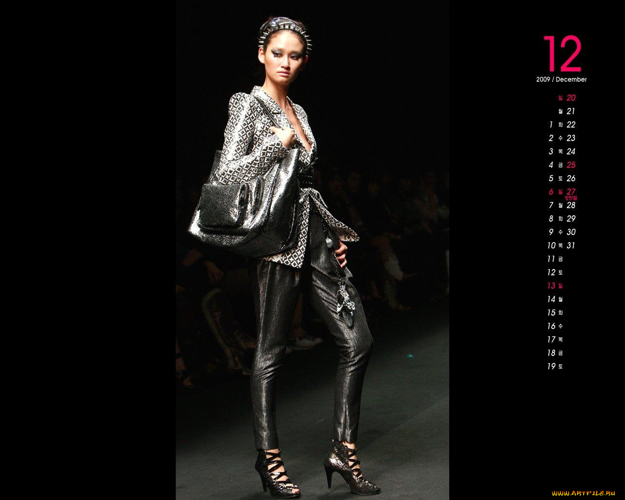 календари, девушки