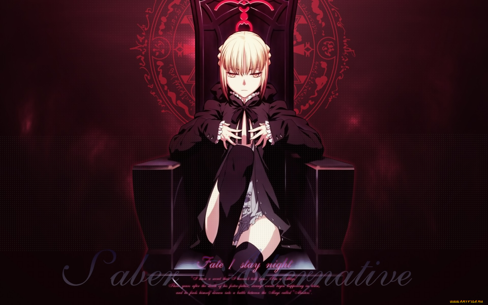 аниме, fate, stay, night