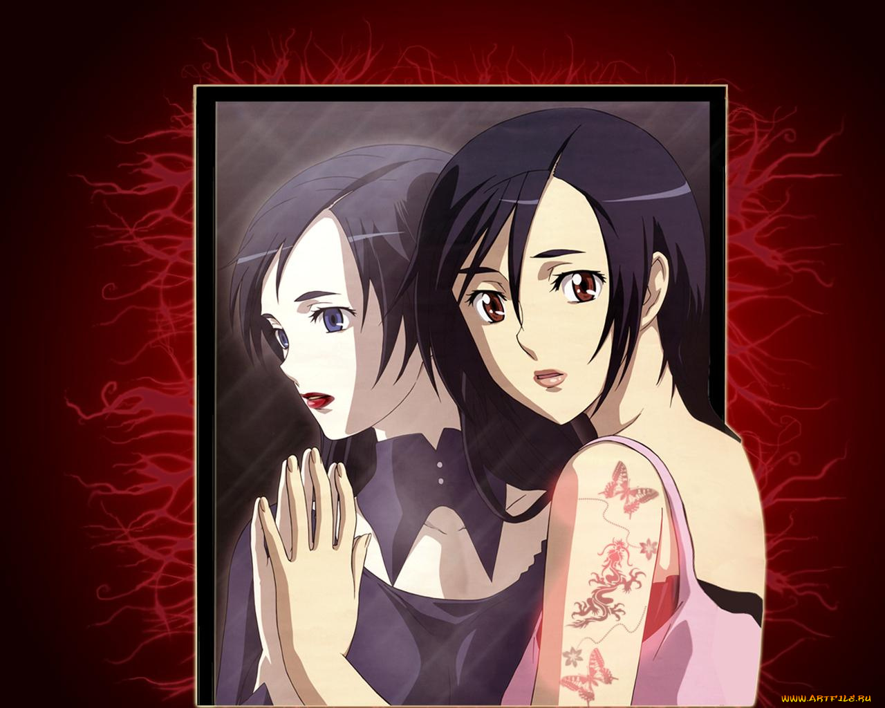 аниме, blood,
