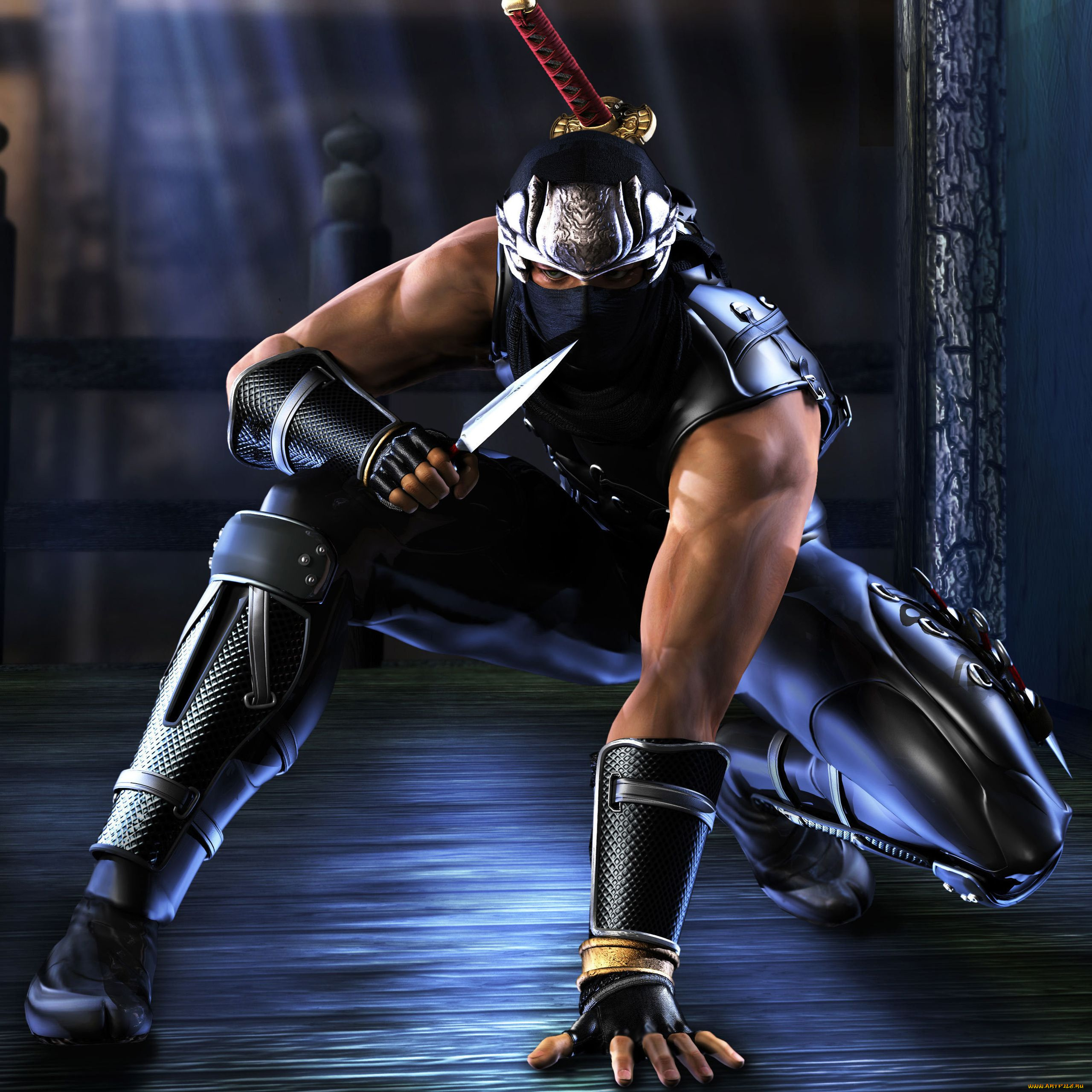 3д, графика, people, люди, ninja, ниндзя