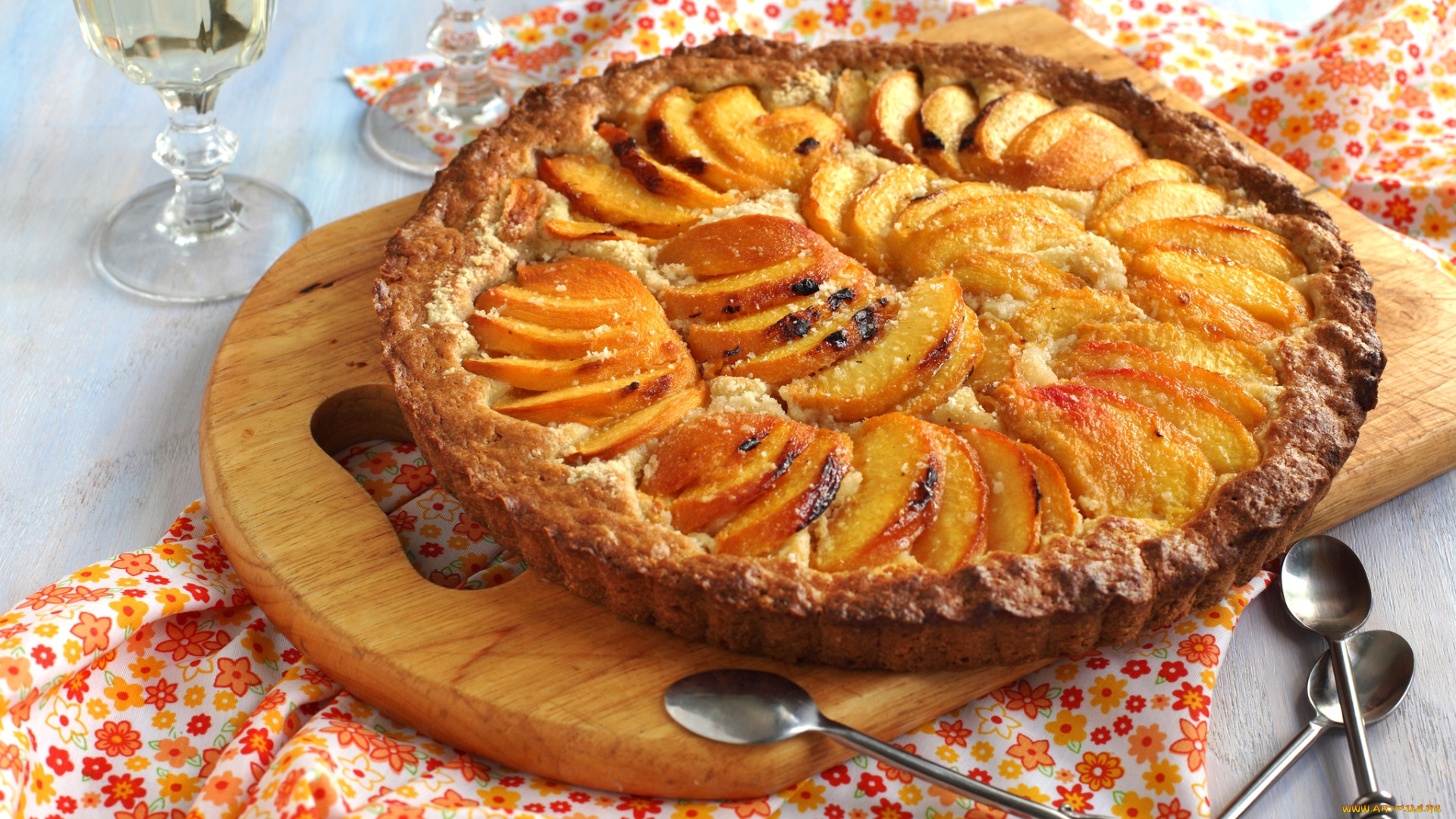 еда, пироги, пирог, ложки