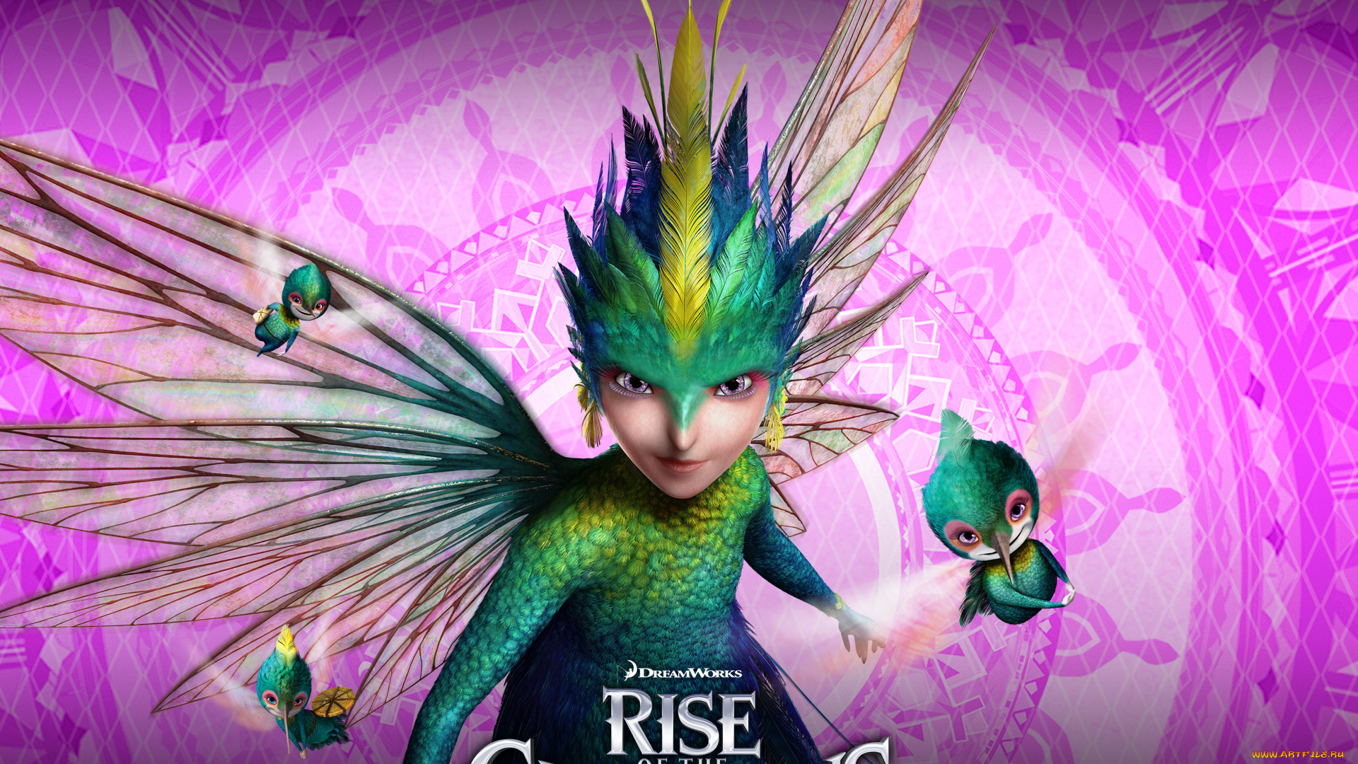 the, tooth, fairy, мультфильмы, rise, of, guardians, фея, крылья, перья