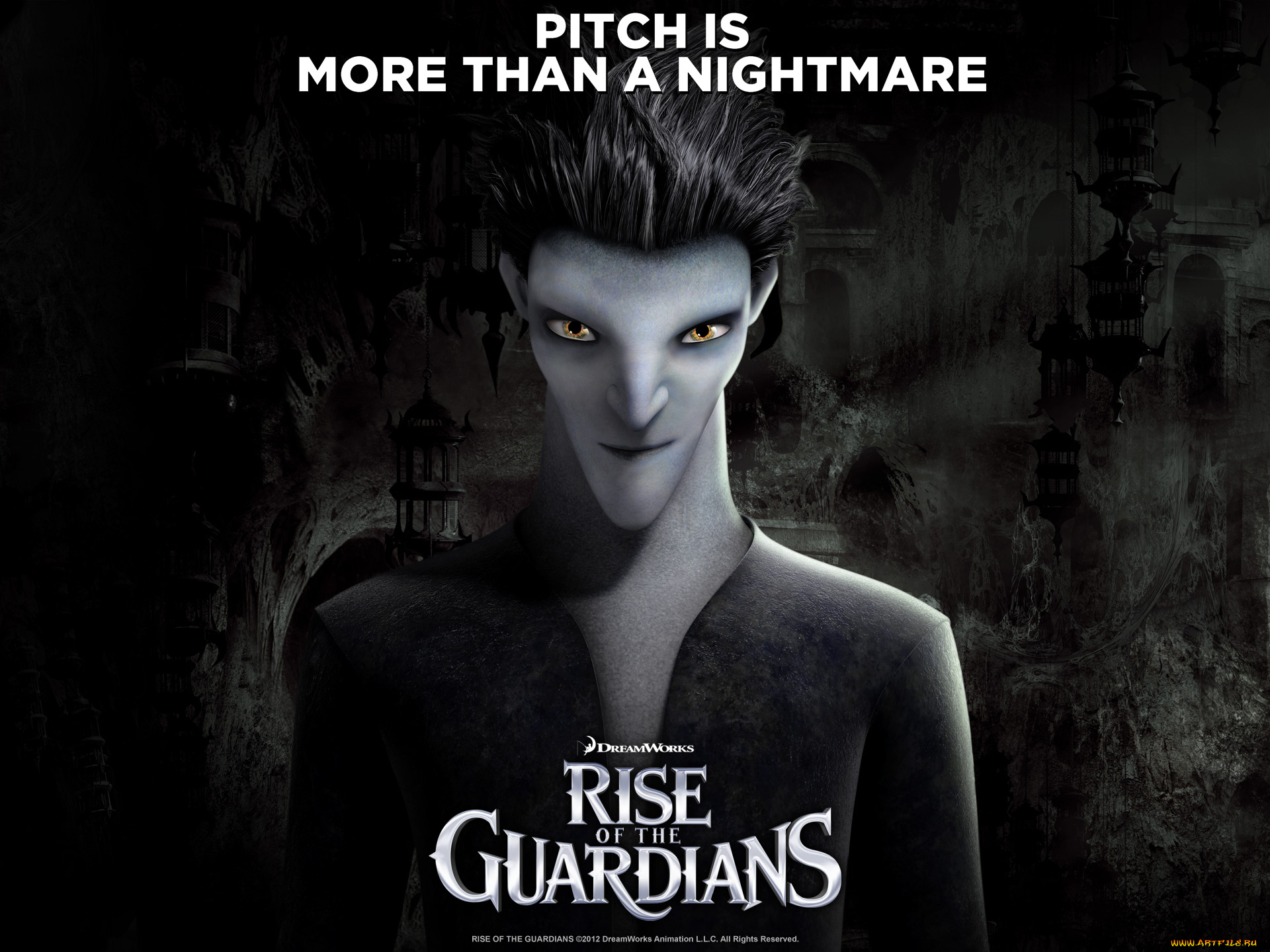 pitch, мультфильмы, rise, of, the, guardians, кошмар, хранители