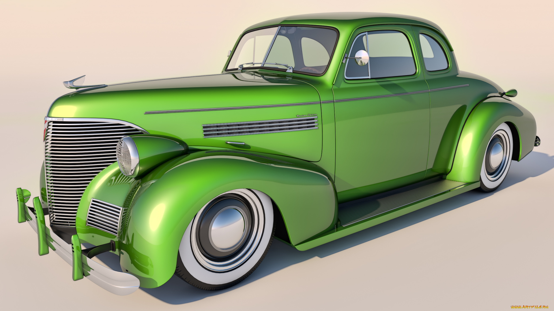 автомобили, 3д, 1939, chevrolet, coupe