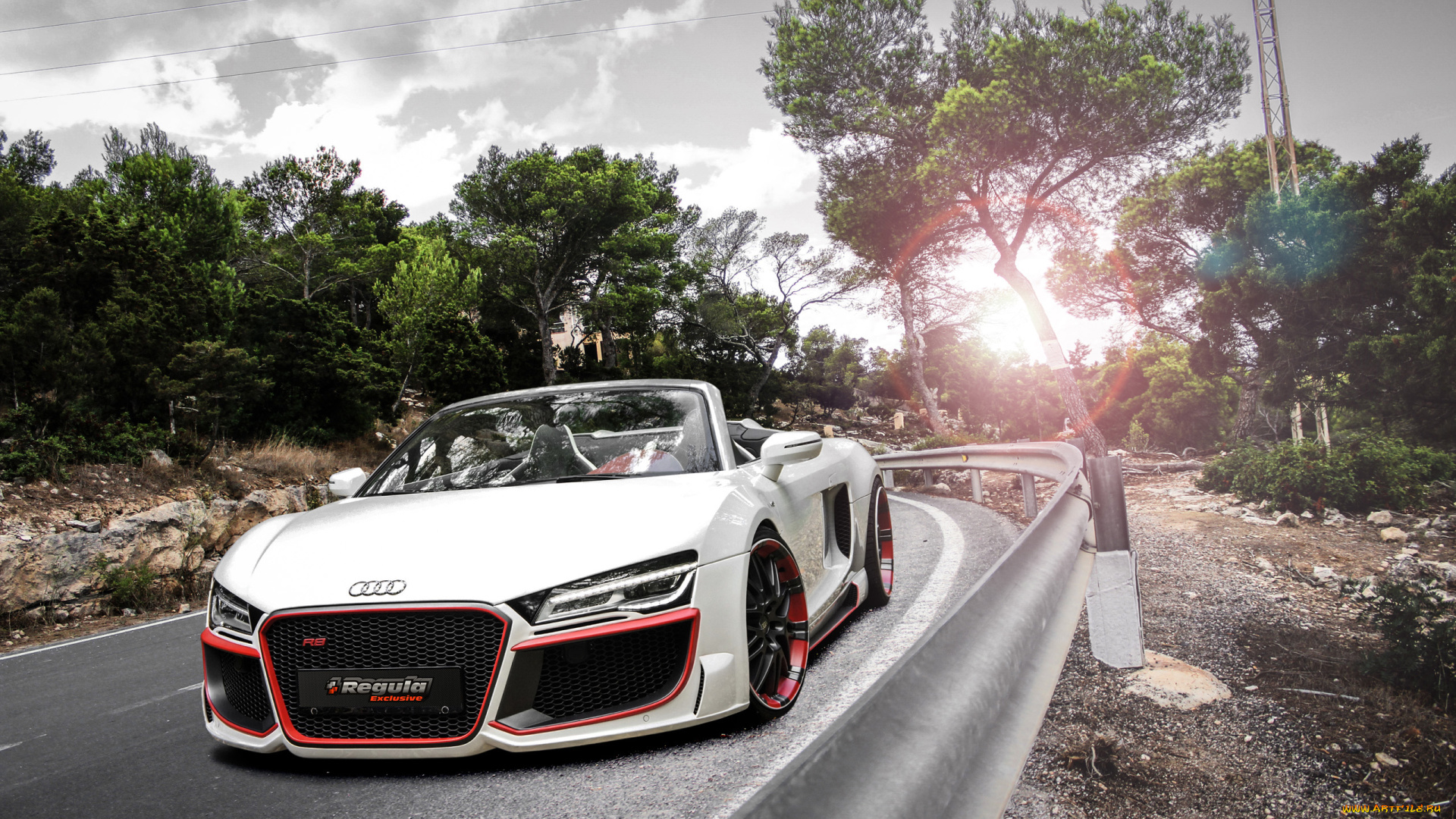 автомобили, audi, regula, spyder, v10, 2014, r8, tuning