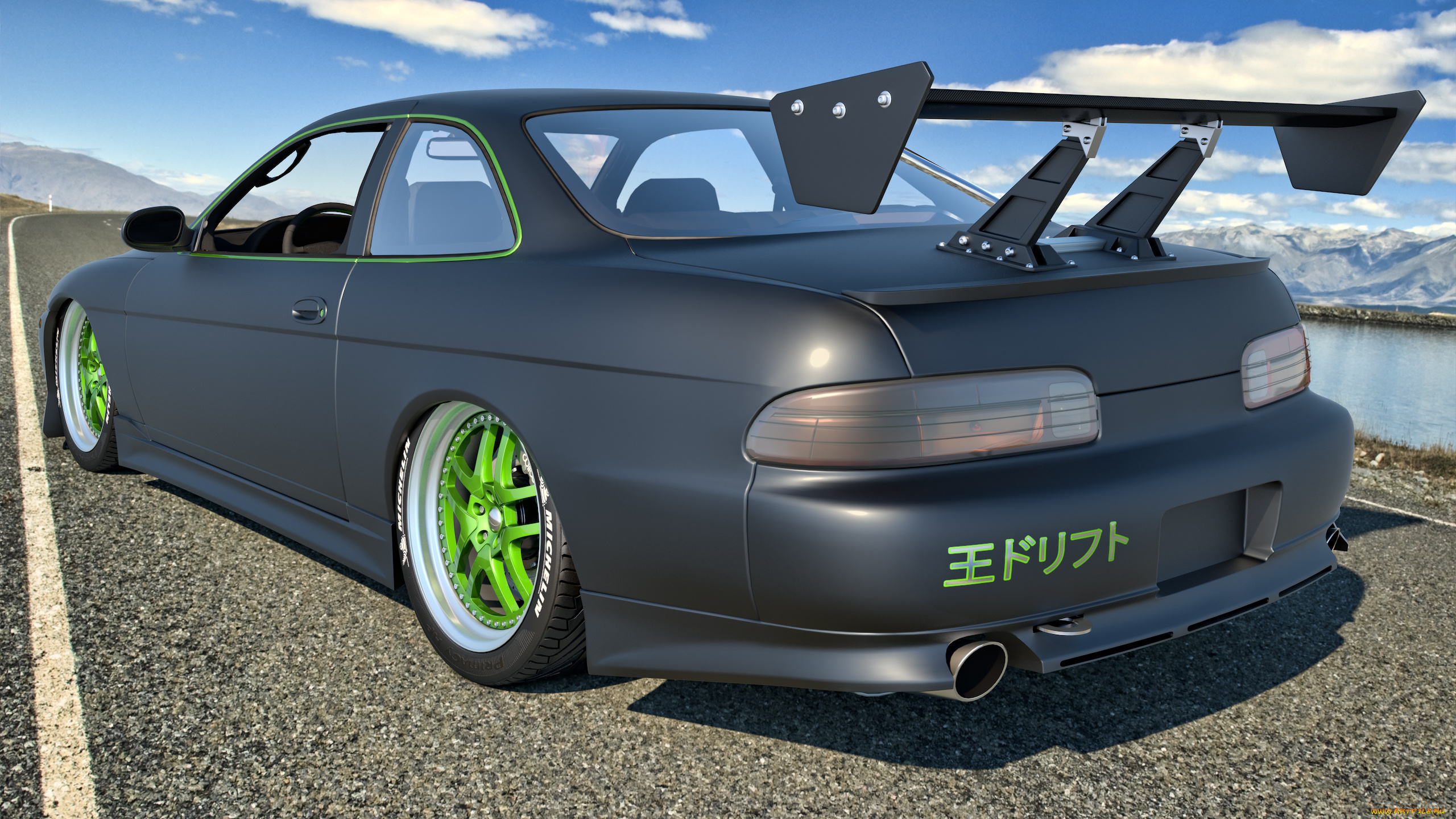 автомобили, 3д, 1997, lexus, sc300