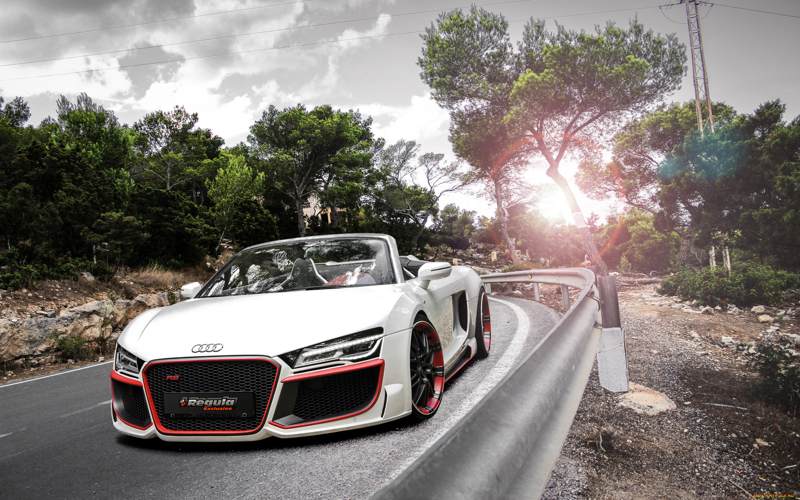 автомобили, audi, regula, spyder, v10, 2014, r8, tuning