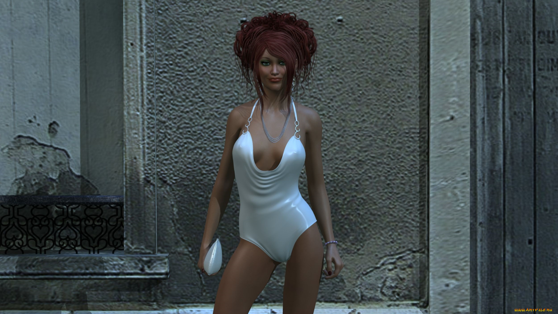 3д, графика, люди, , people, фон, взгляд, девушка