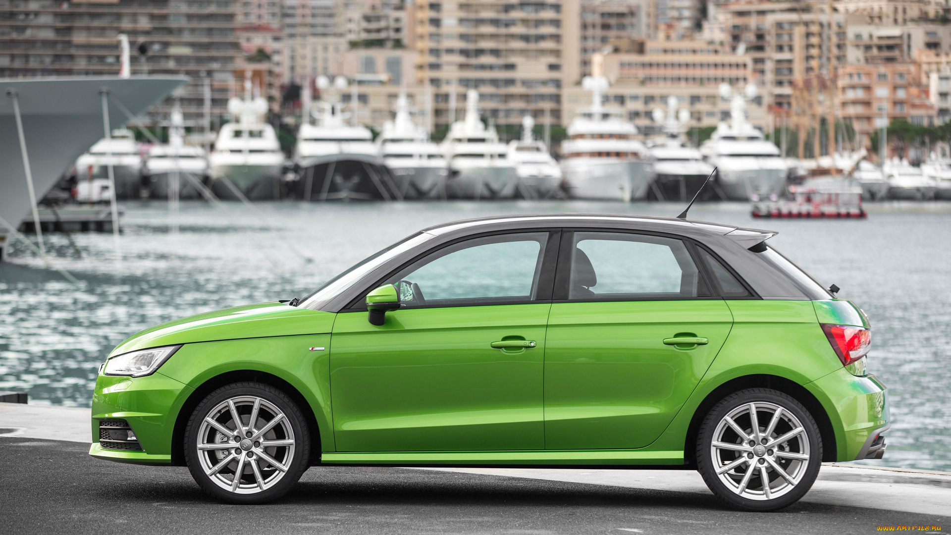 автомобили, audi, 8x, tdi, s, line, sportback, a1, зеленый, 2014г