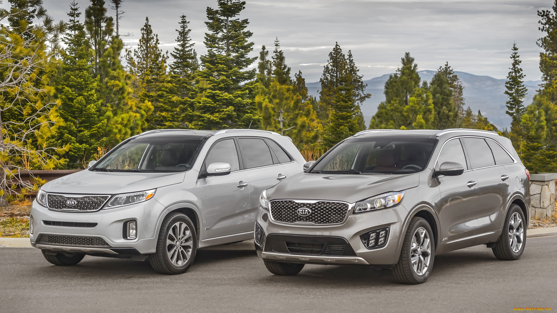 автомобили, kia, серый, 2002г, sorento