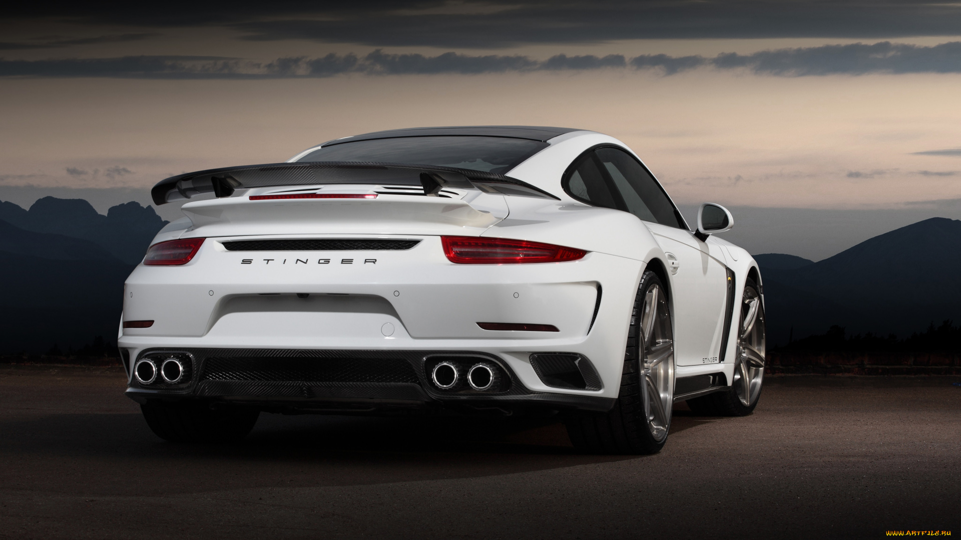 автомобили, porsche, topcar, 2014г, 991, светлый, gtr, stinger, turbo, 911