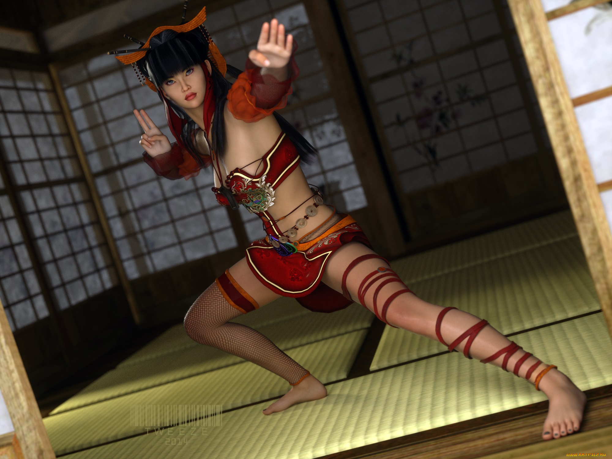 3д, графика, люди, , people, девушка, взгляд, фон, поза