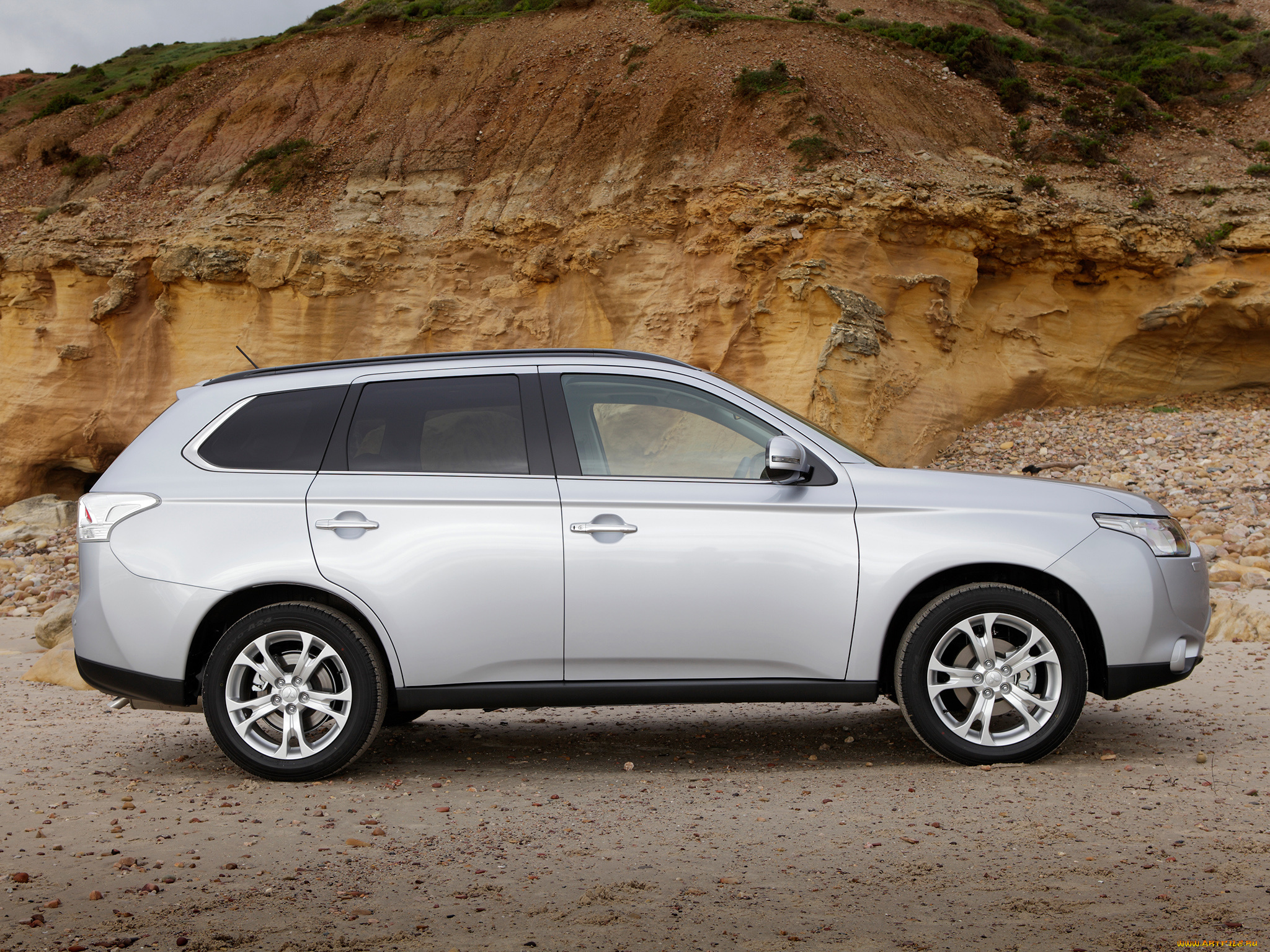 автомобили, mitsubishi, outlander, светлый, au-spec