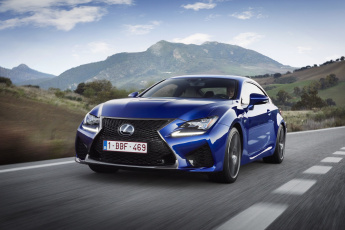 обоя автомобили, lexus, синий, 2014г, eu-spec, rc, f