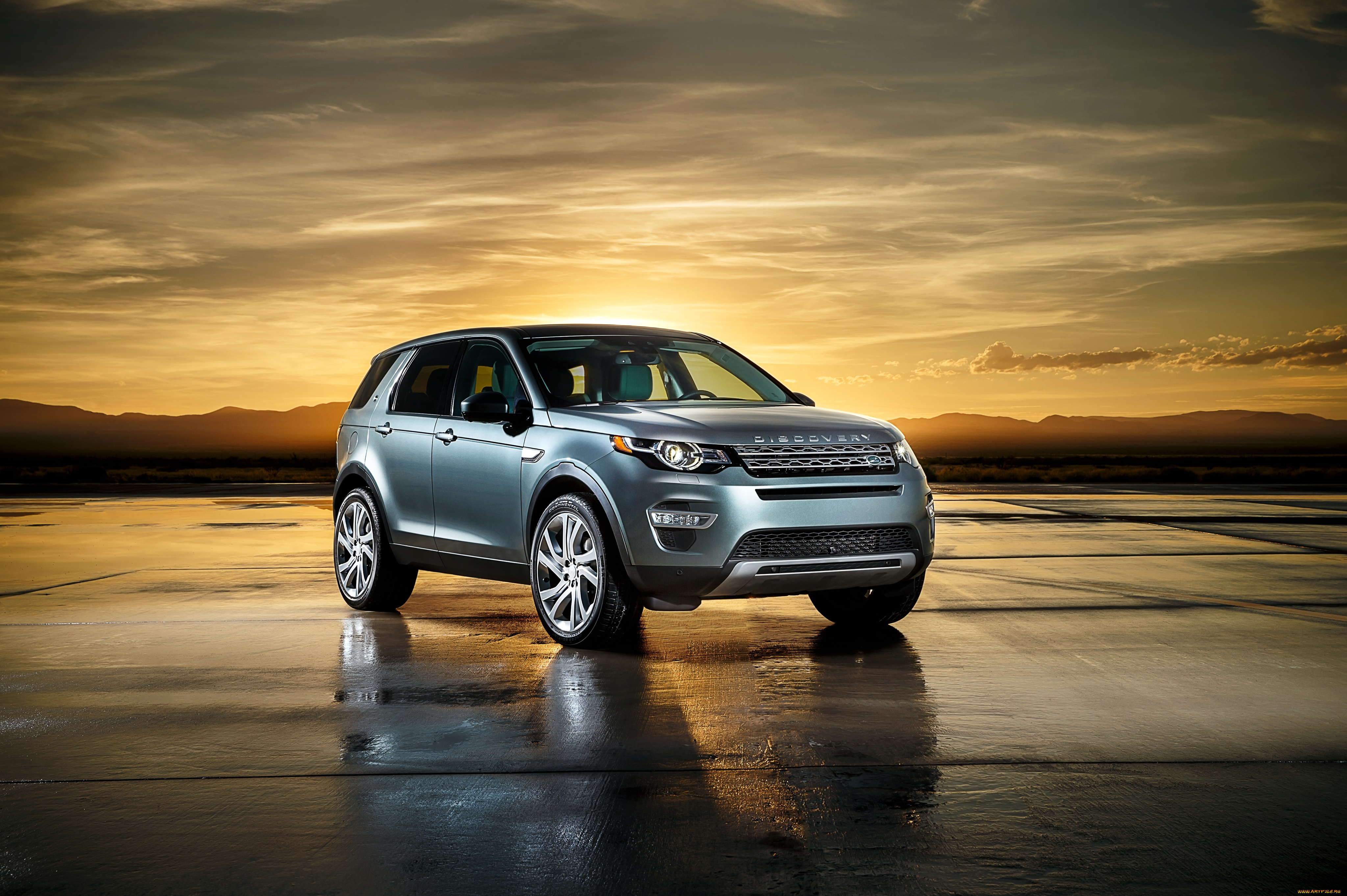 автомобили, land-rover, серый, l550, hse, sport, discovery, 2015г, land, rover, luxury