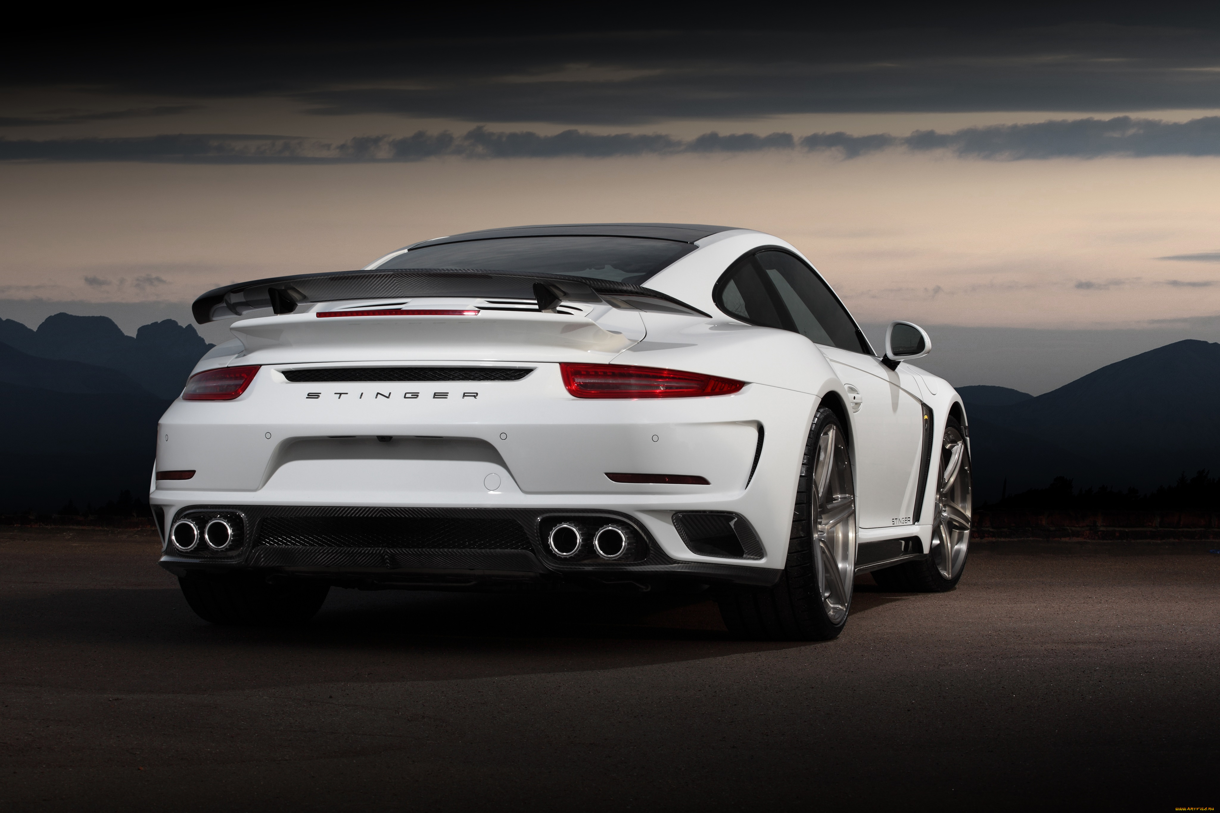 автомобили, porsche, topcar, 2014г, 991, светлый, gtr, stinger, turbo, 911