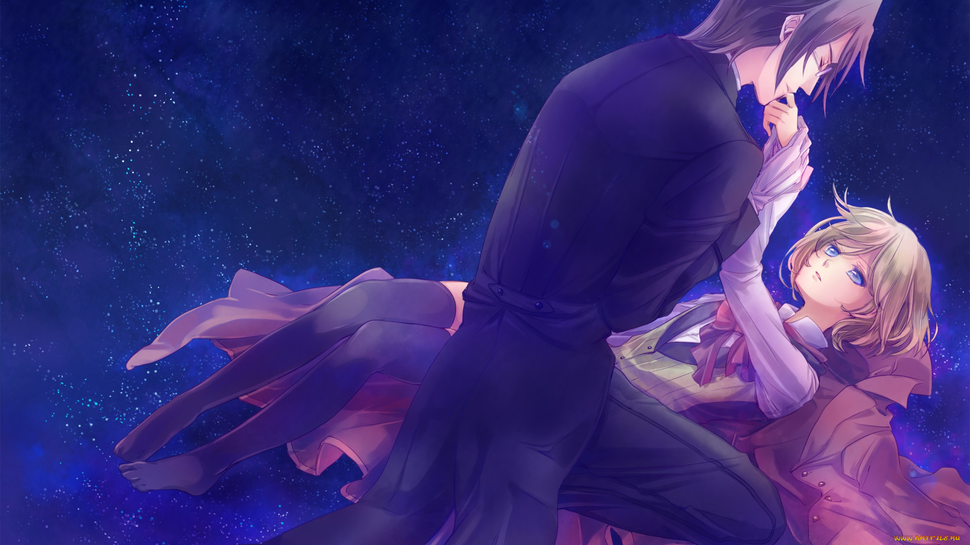 аниме, kuroshitsuji, алоис, клод, тёмный, дворецкий