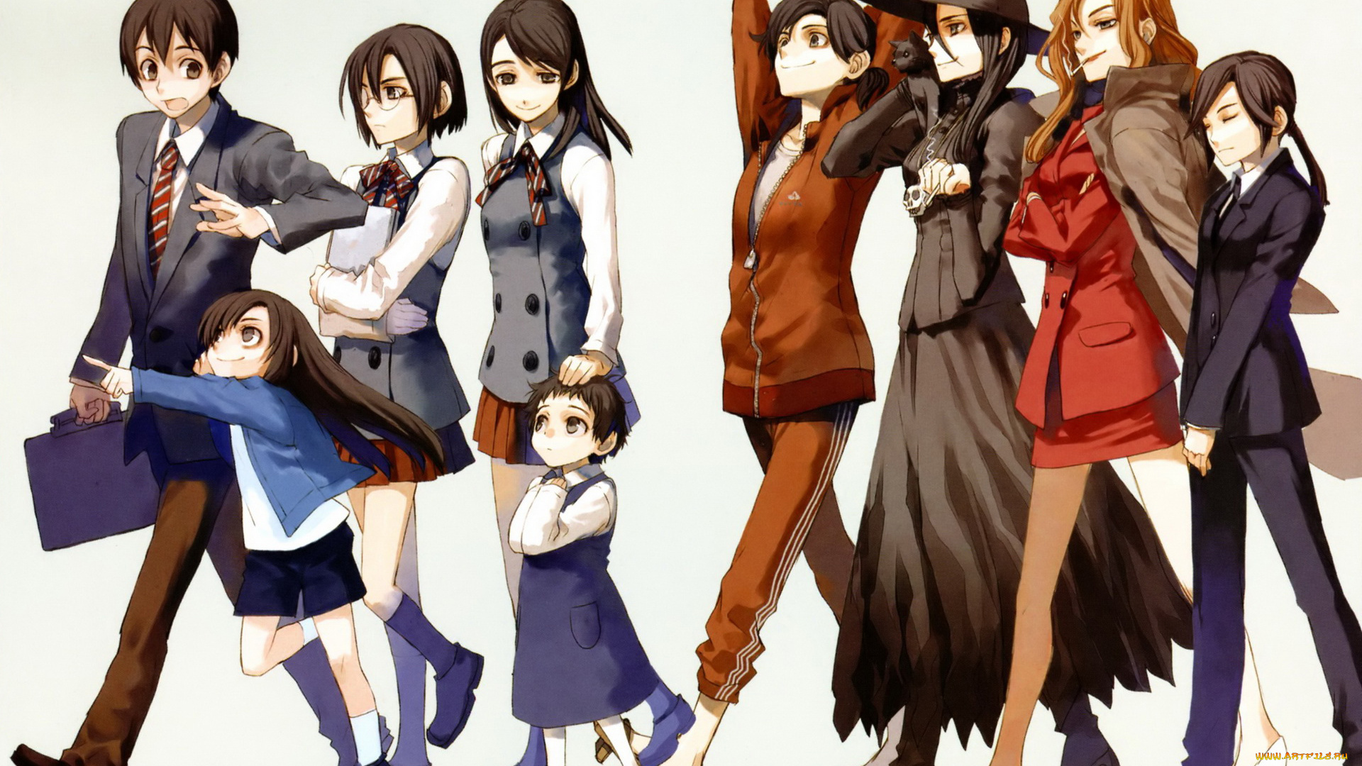 аниме, unknown, , другое, парни, девушки, арт