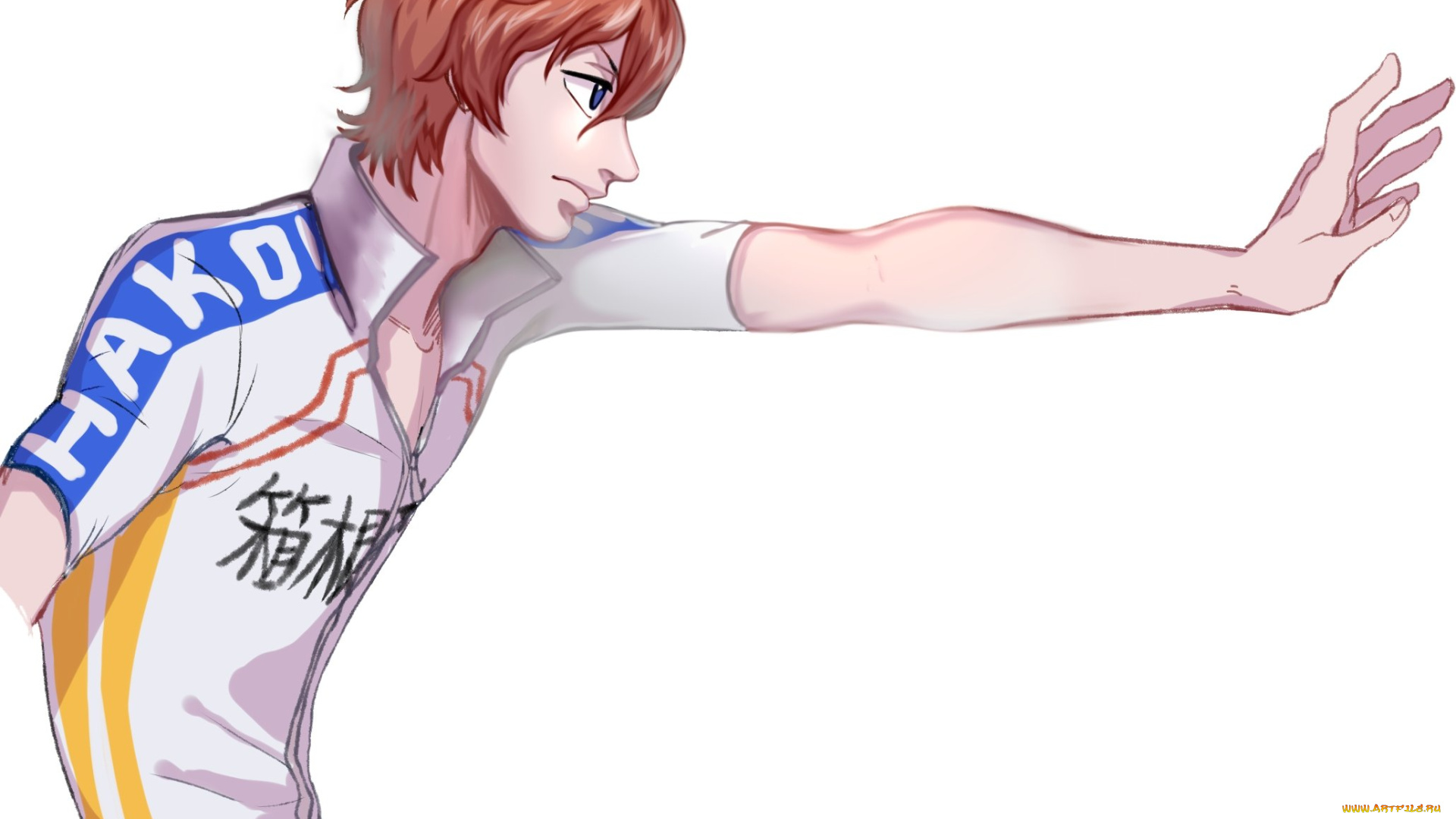 аниме, yowamushi, pedal, парень