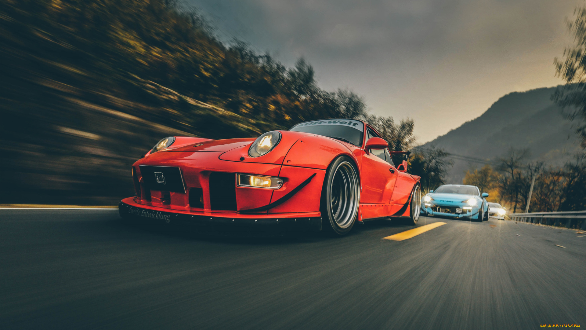 автомобили, разные, вместе, threes, speed, lexus, porsche, road