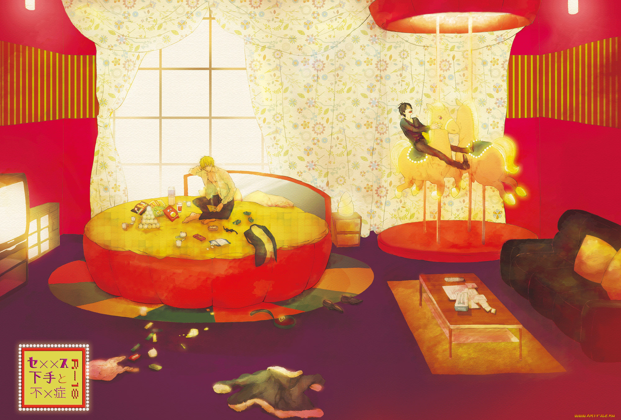 аниме, durarara, изая, орихара, парни, шизуо, хейваджима