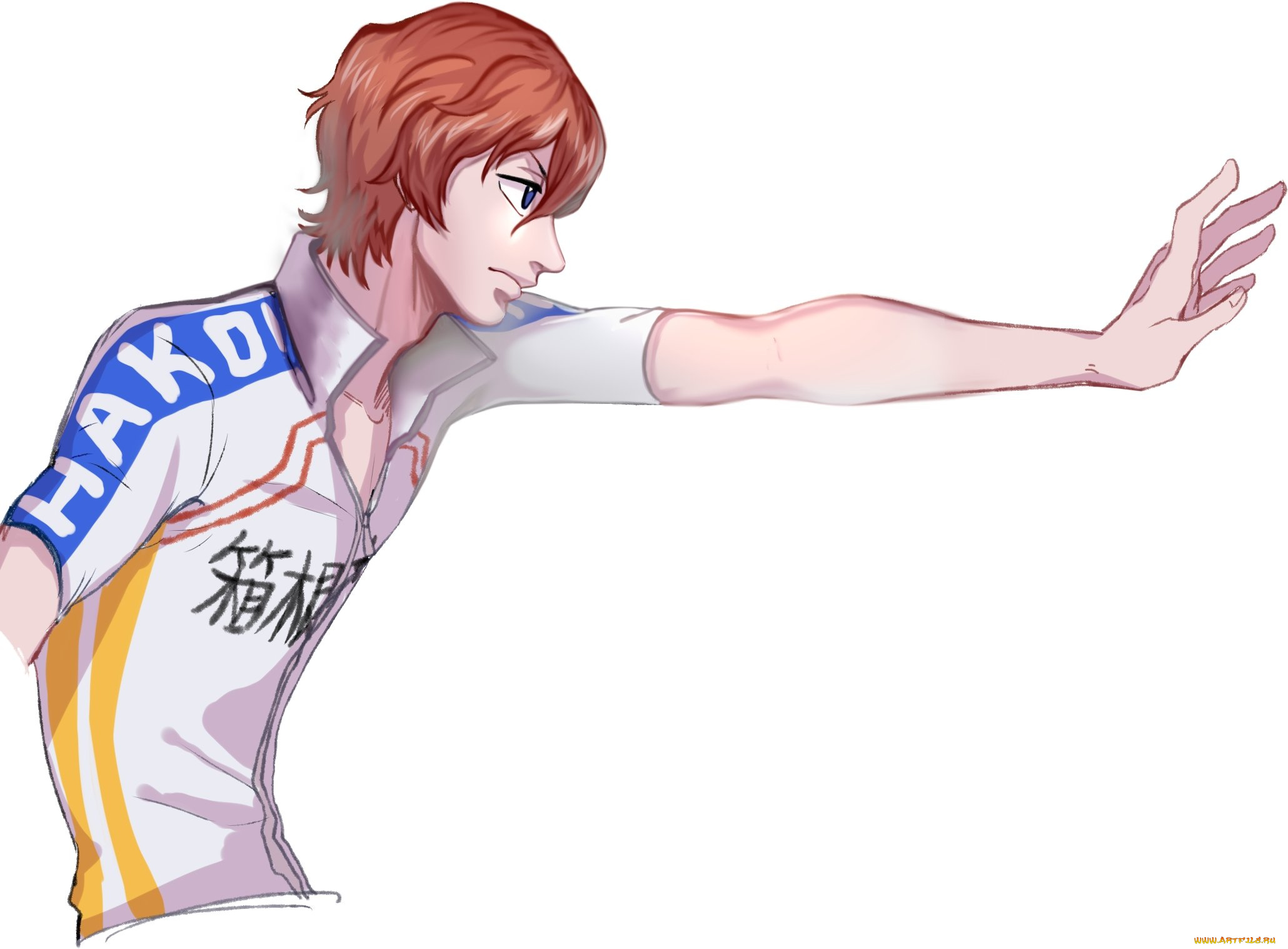 аниме, yowamushi, pedal, парень