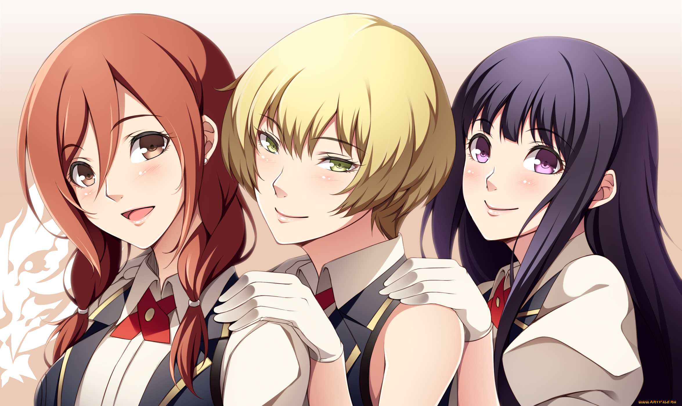 god, eater, аниме, фон, девушки, взгляд