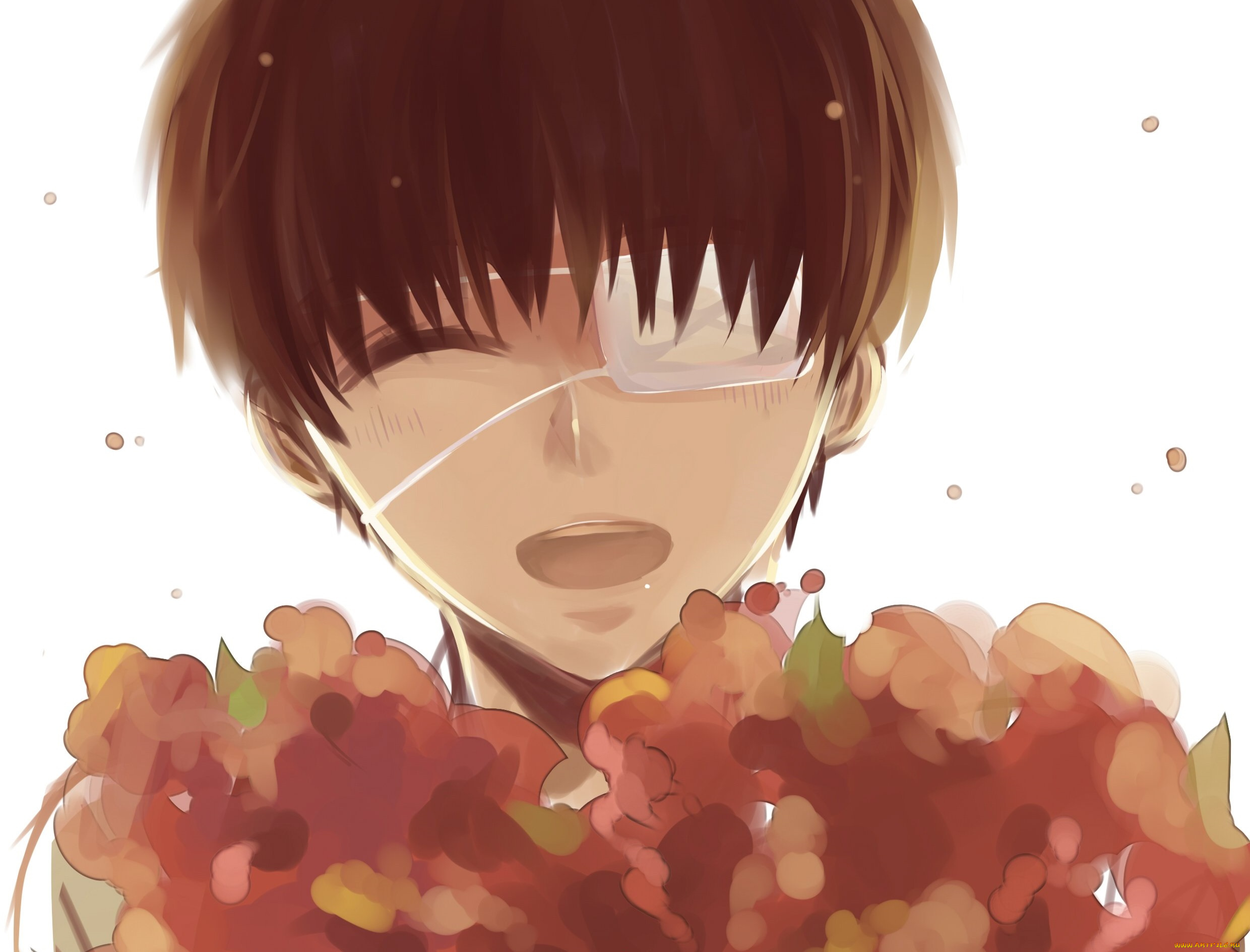 аниме, tokyo, ghoul, токийский, гуль, канеки, кен, арт