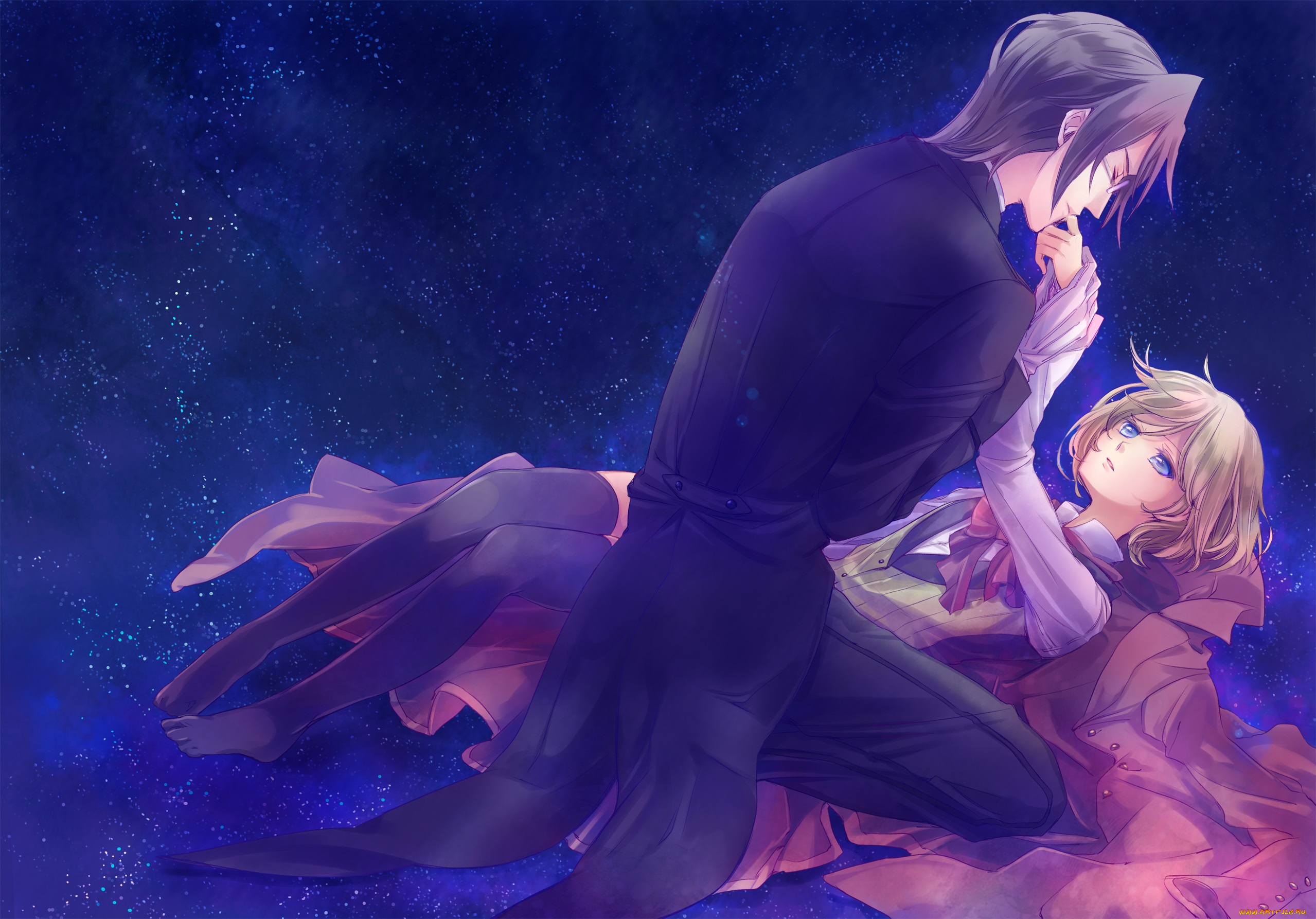 аниме, kuroshitsuji, алоис, клод, тёмный, дворецкий