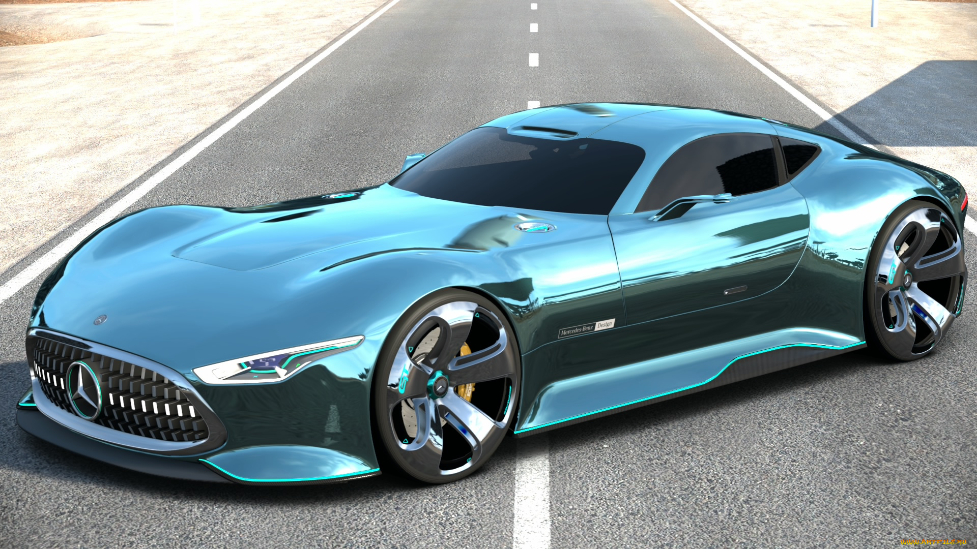 автомобили, 3д, mercedes