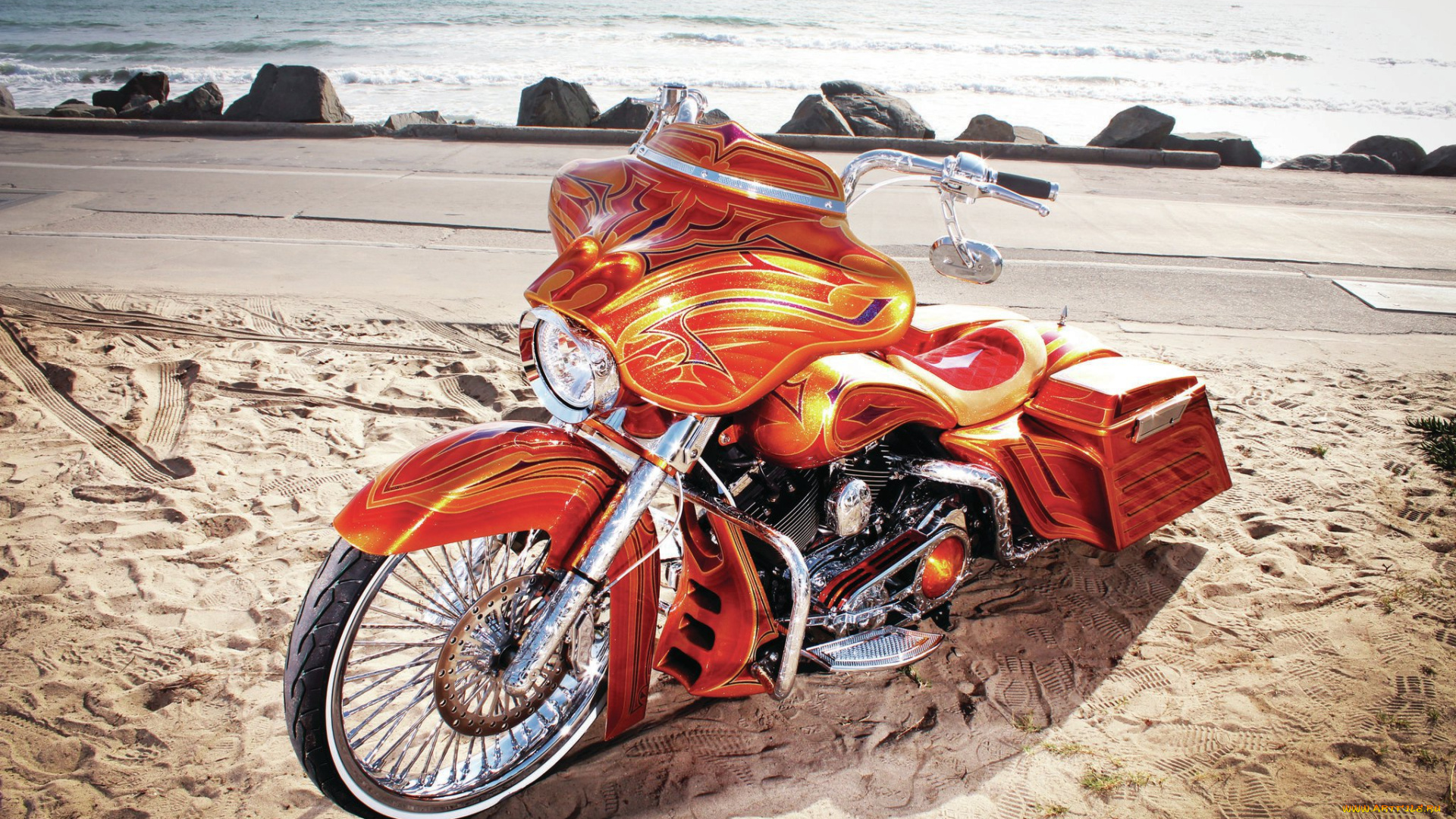 мотоциклы, customs, harley-davidson