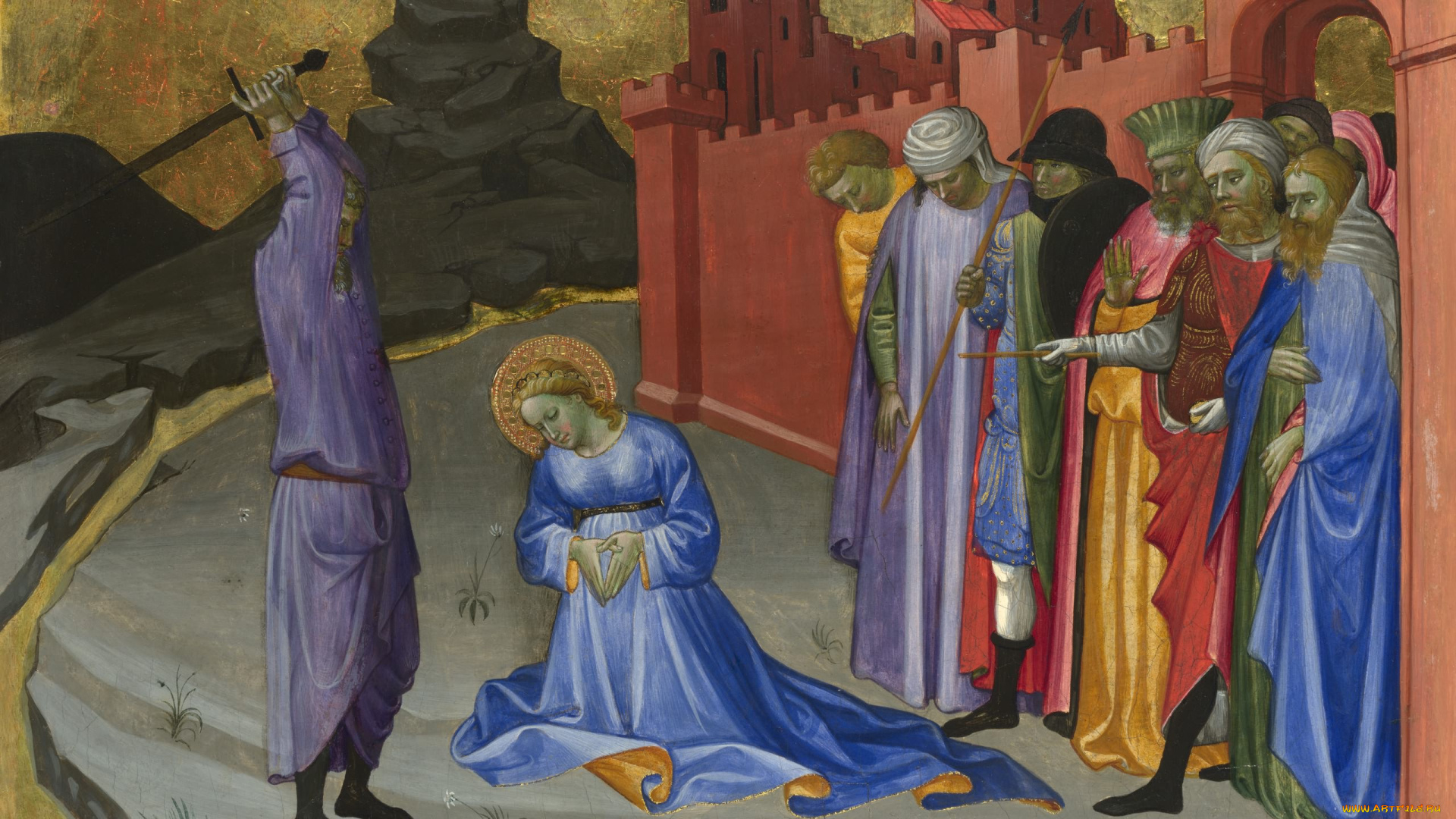 рисованное, живопись, картина, жанровая