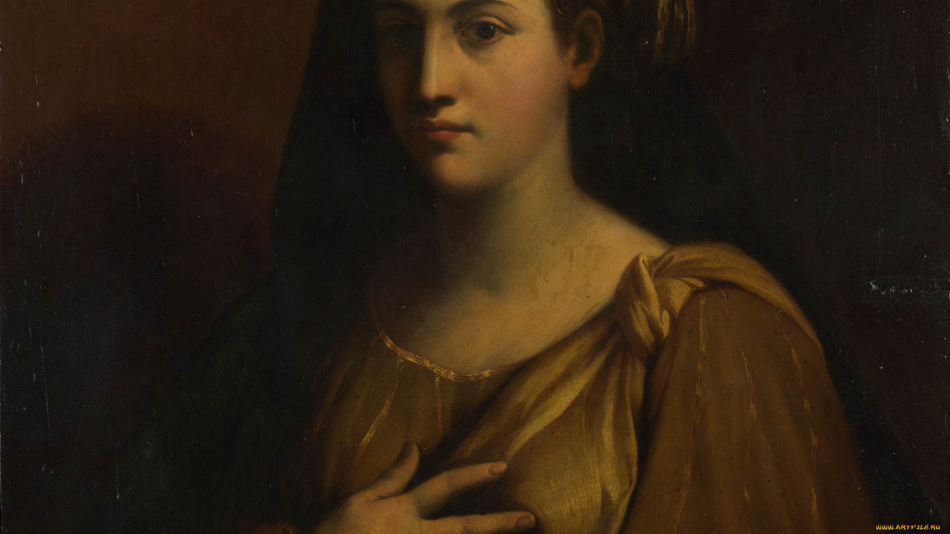 рисованное, живопись, картина, жанровая