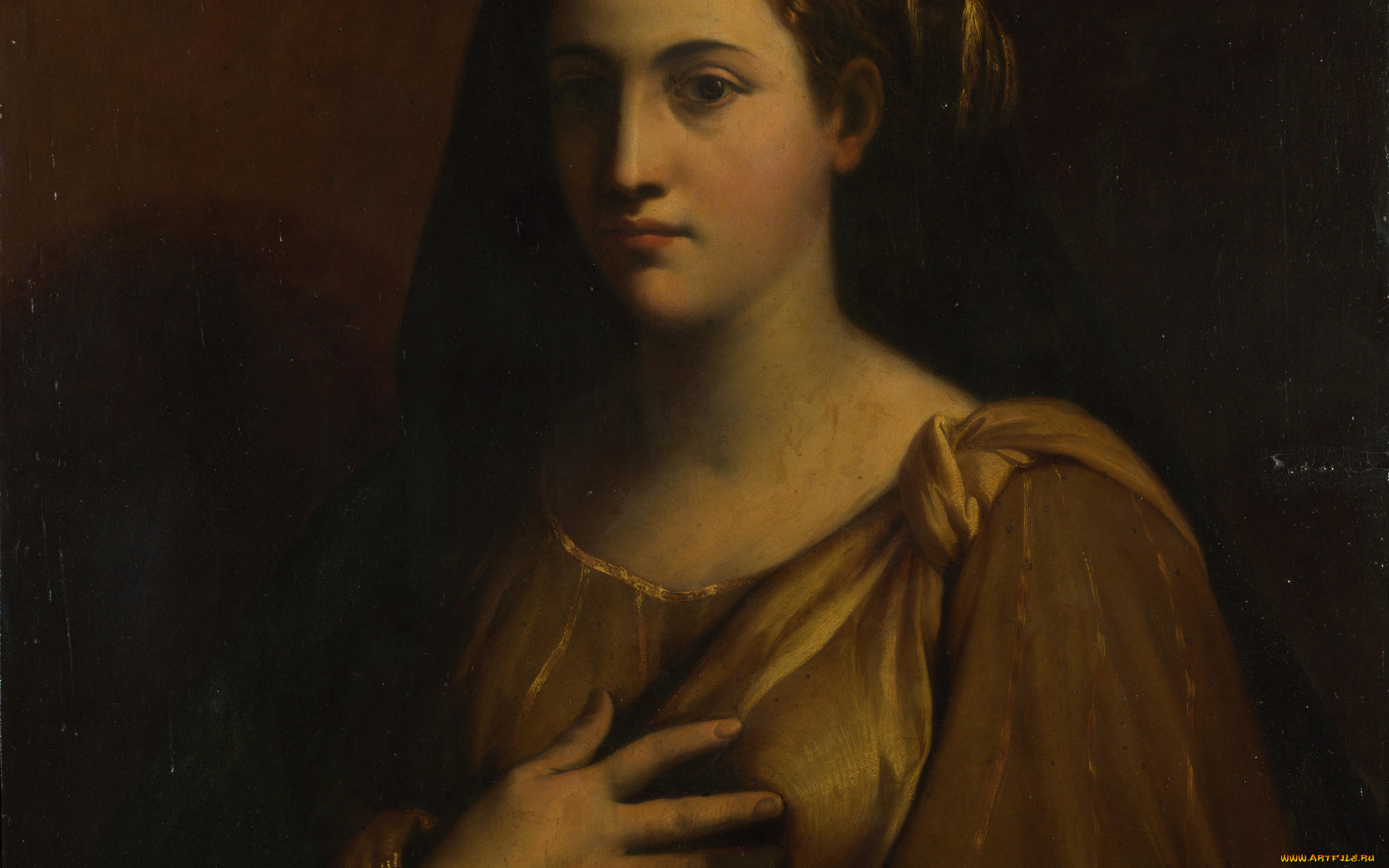 рисованное, живопись, картина, жанровая