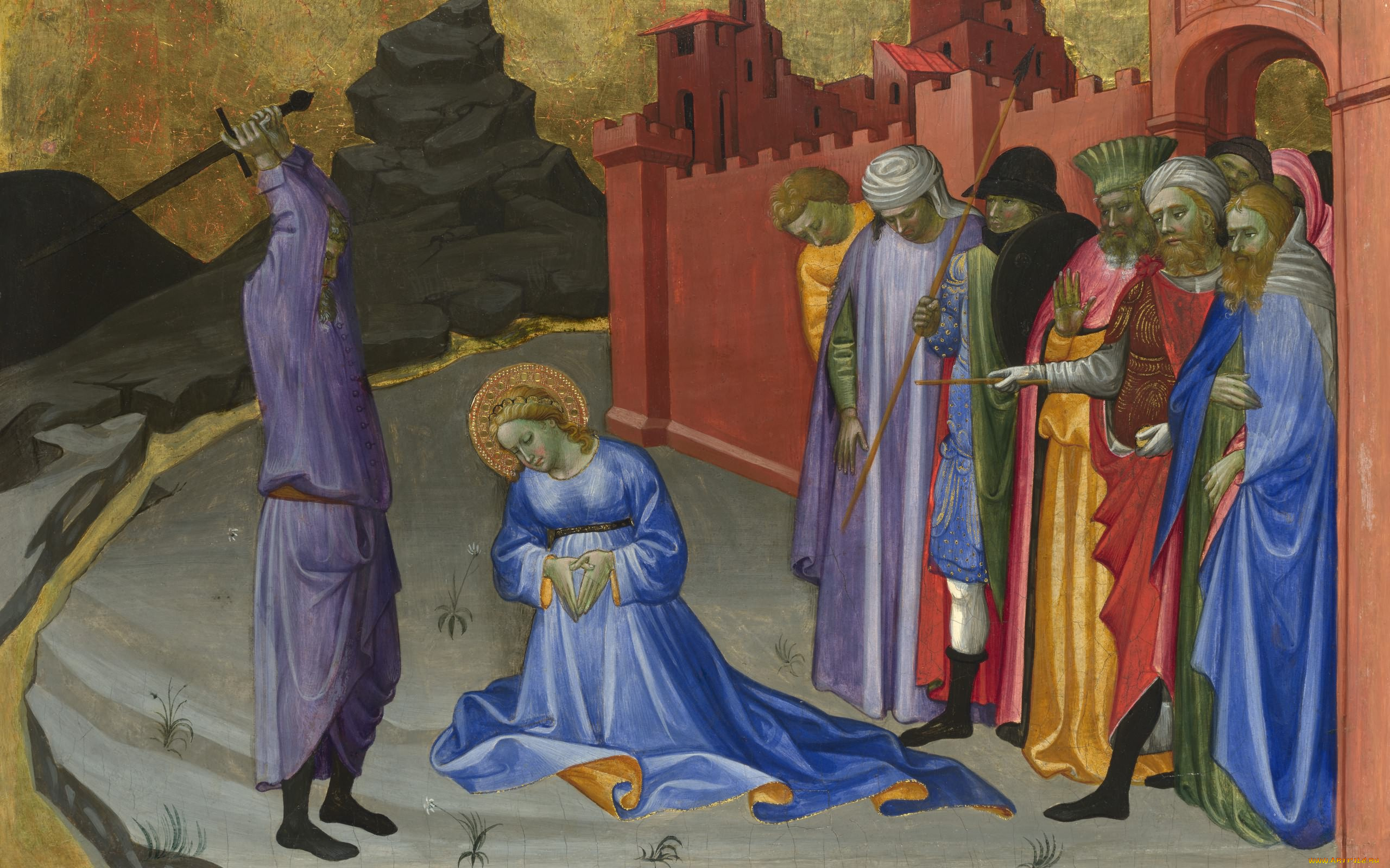 рисованное, живопись, картина, жанровая