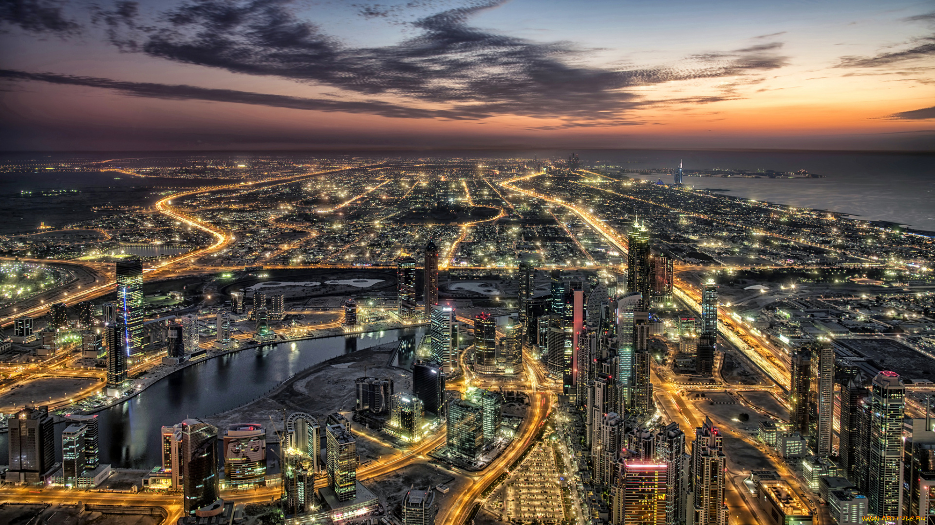 burj, khalifa, in, dubai, города, дубай, , оаэ, простор